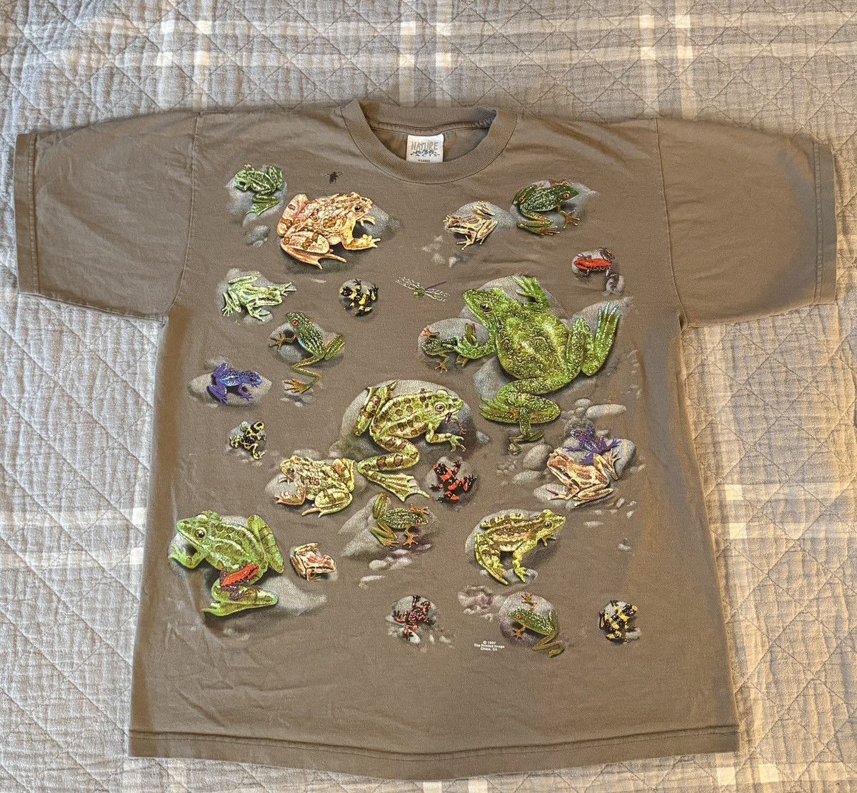 Vintage 90’s Frog AOP Tee Size US XL / EU 56 / 4 - 1 Thumbnail