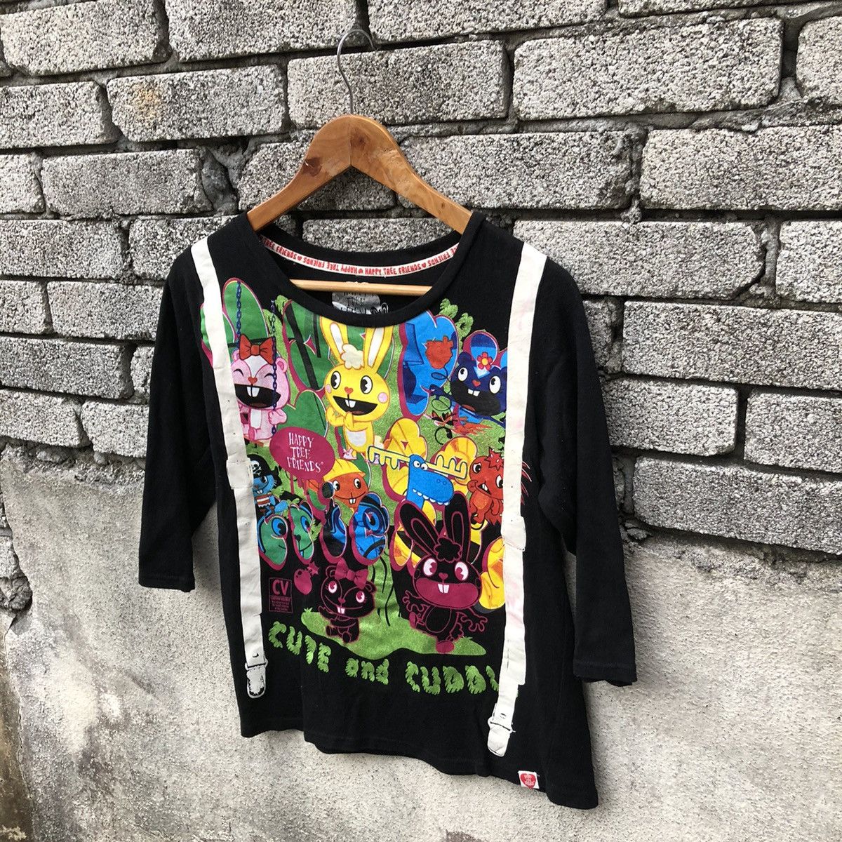 Cartoon Network Vintage Happy Tree Friends 3 Quarter Tshirt Size S / US 4 / IT 40 - 6 Thumbnail