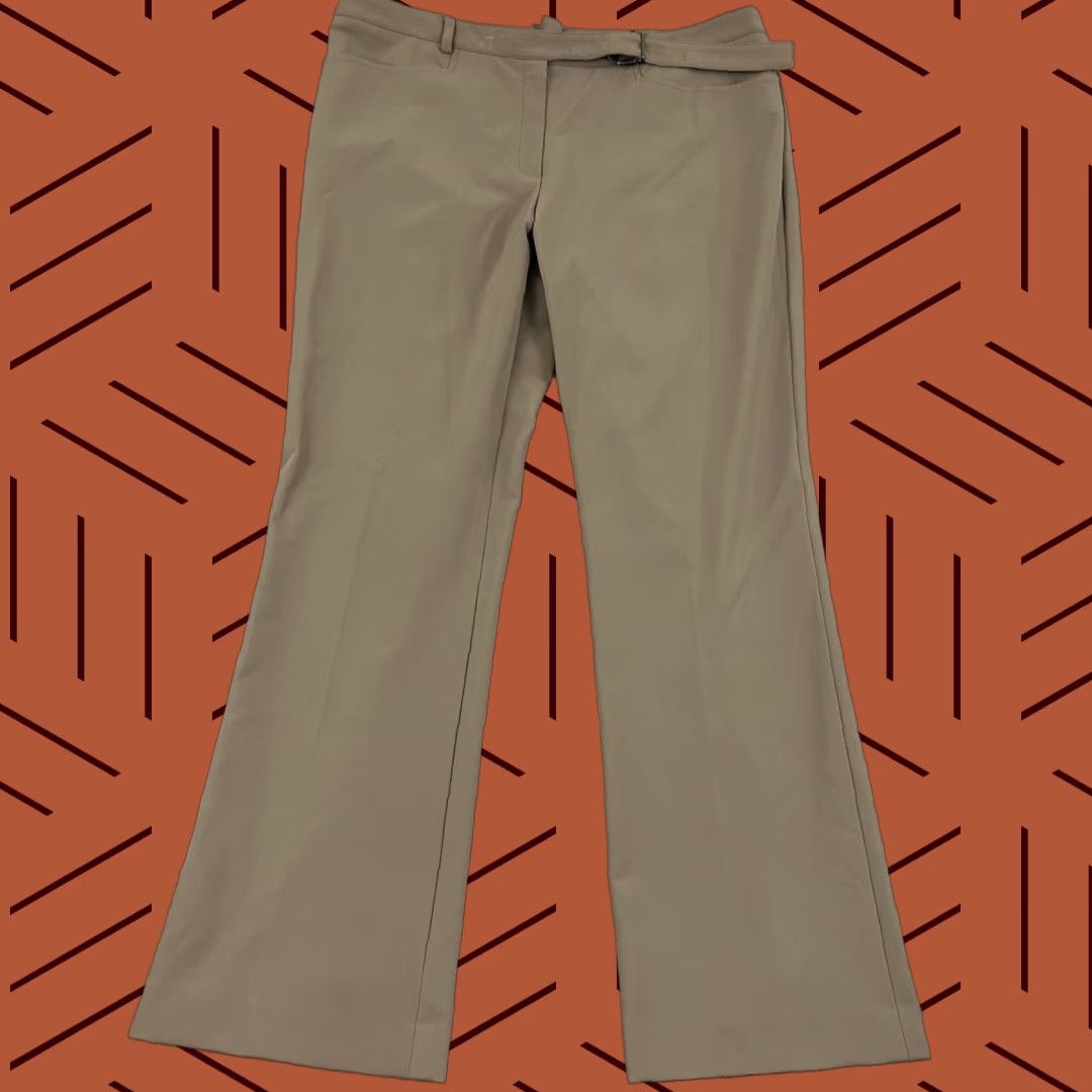 Escada Escada Pants Women Sz 44 38x31.5 Tobacco Brown Wide Leg Office Business Casual Size 30" / US 8 / IT 44 - 1 Thumbnail