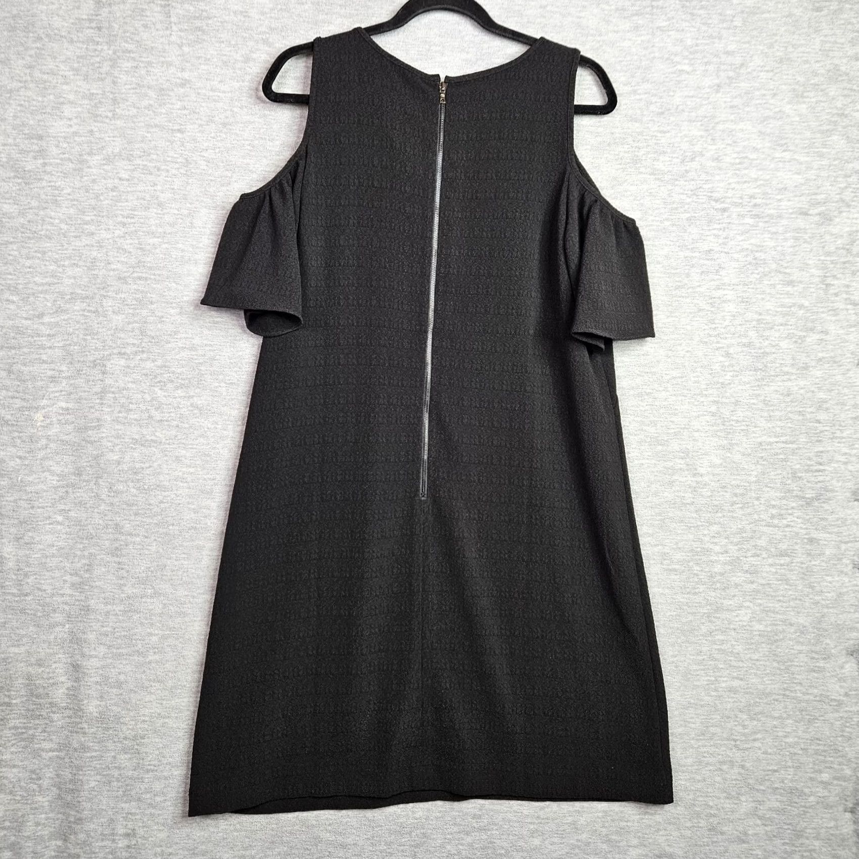 Loft LOFT By Ann Taylor Women's Black Cold Shoulder Dress Size L NEW Size L / US 10 / IT 46 - 2 Thumbnail