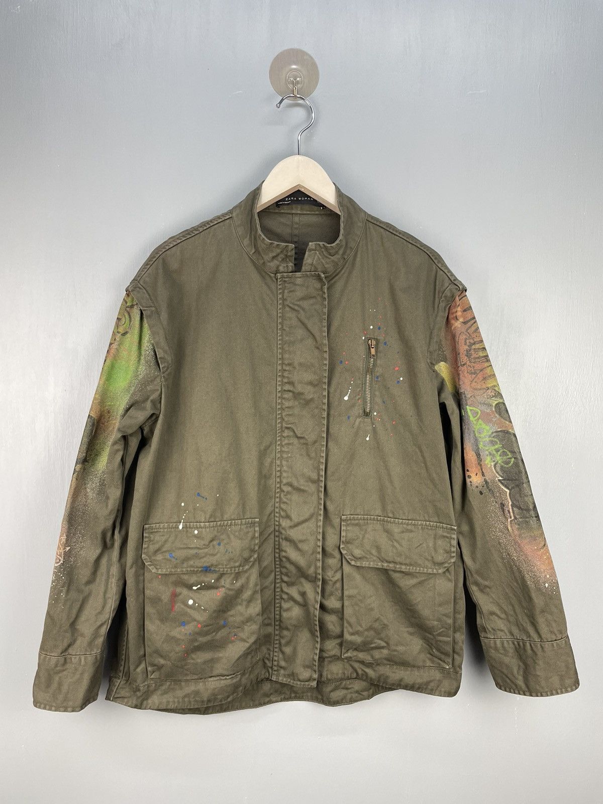 Zara Zara woman army jacket Size M / US 6-8 / IT 42-44 - 2 Thumbnail