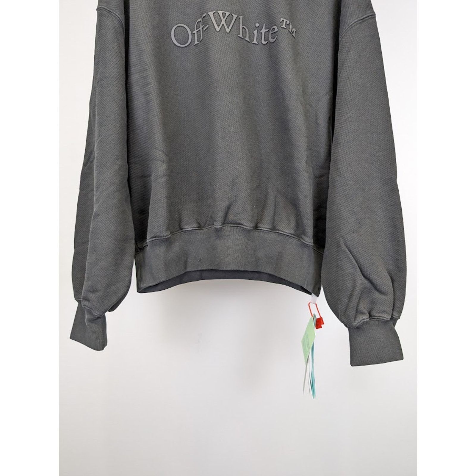 Off-White o1rshd1 Bookish Laund Boxy Crewneck in Black Size US XL / EU 56 / 4 - 8 Thumbnail