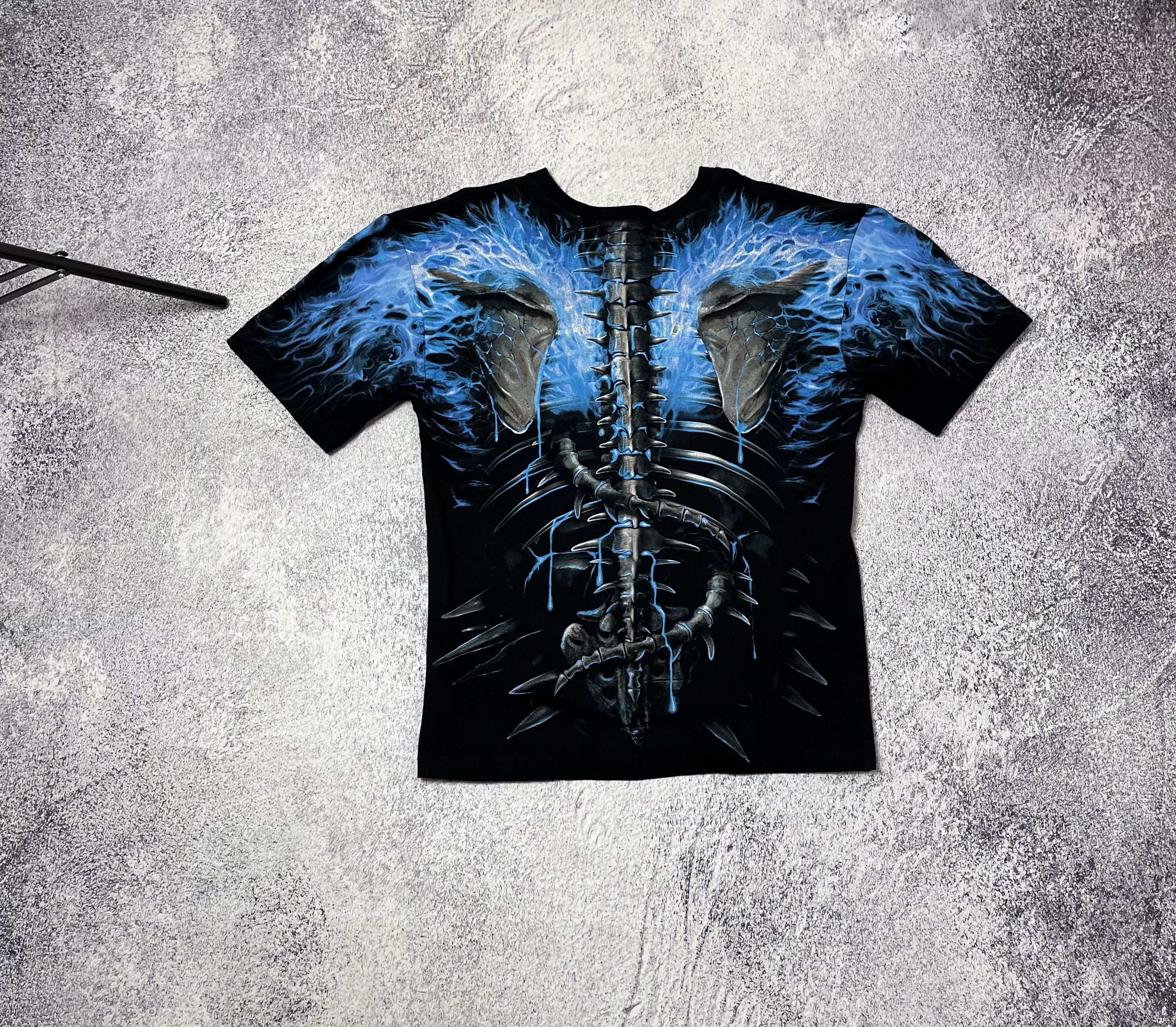 Japanese Brand Mens merch t-shirt Spiral Skulls Death size L Size US L / EU 52-54 / 3 - 6 Thumbnail