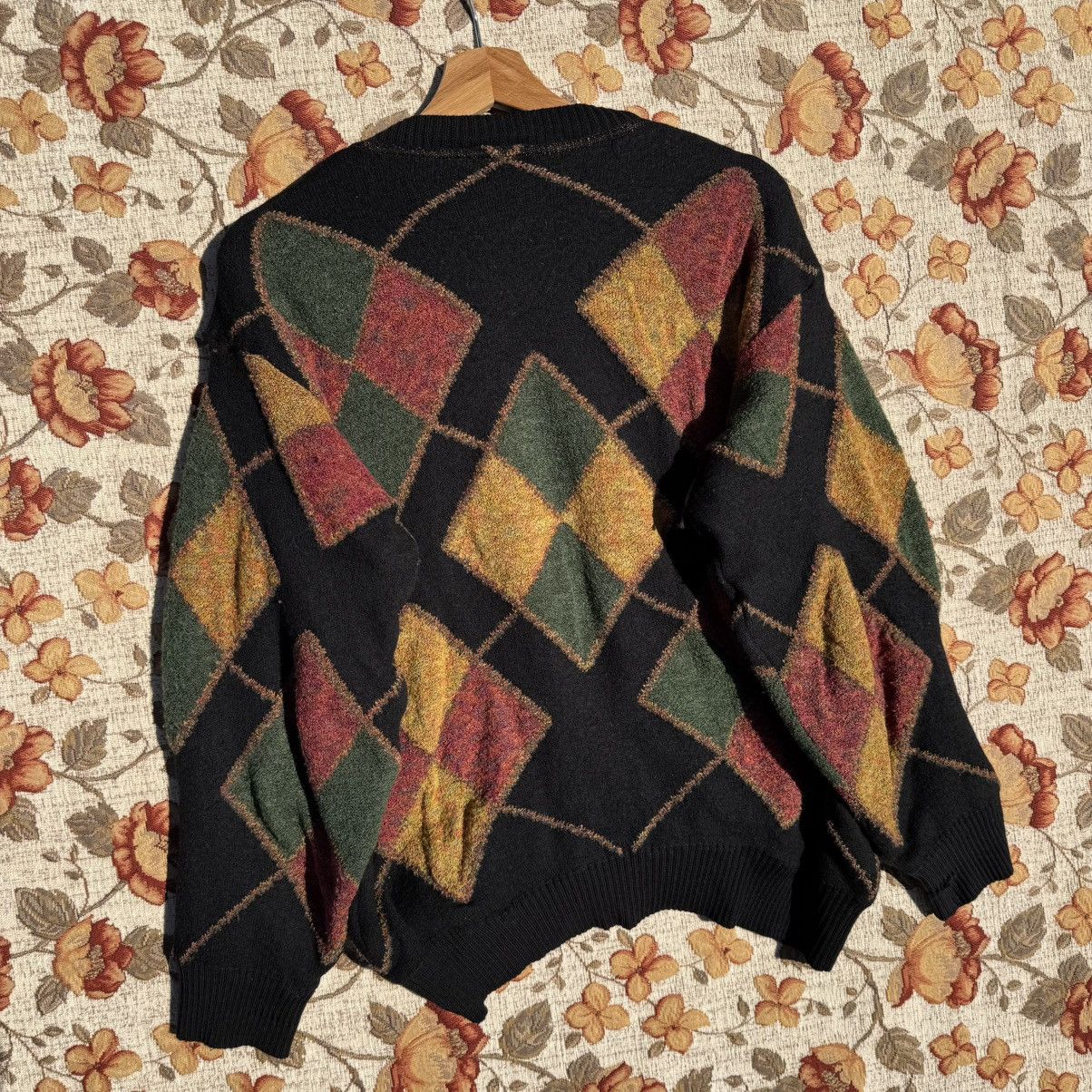 Vintage Vintage Wool Geometric Knit Avant Garde Sweater Asymmetrical Size US L / EU 52-54 / 3 - 5 Thumbnail