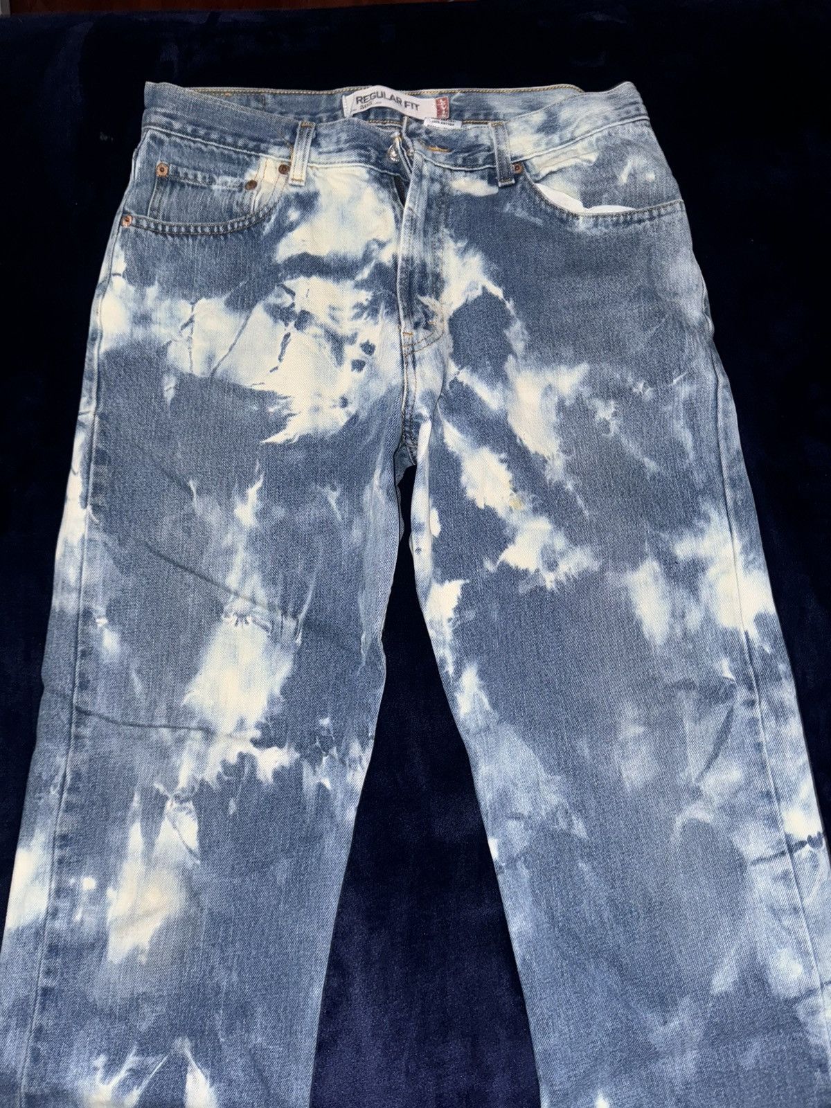 Levi's × Levi's Made & Crafted × Levi's Vintage Clothing Levis regular fit custom bleached Size US 34 / EU 50 - 2 Thumbnail
