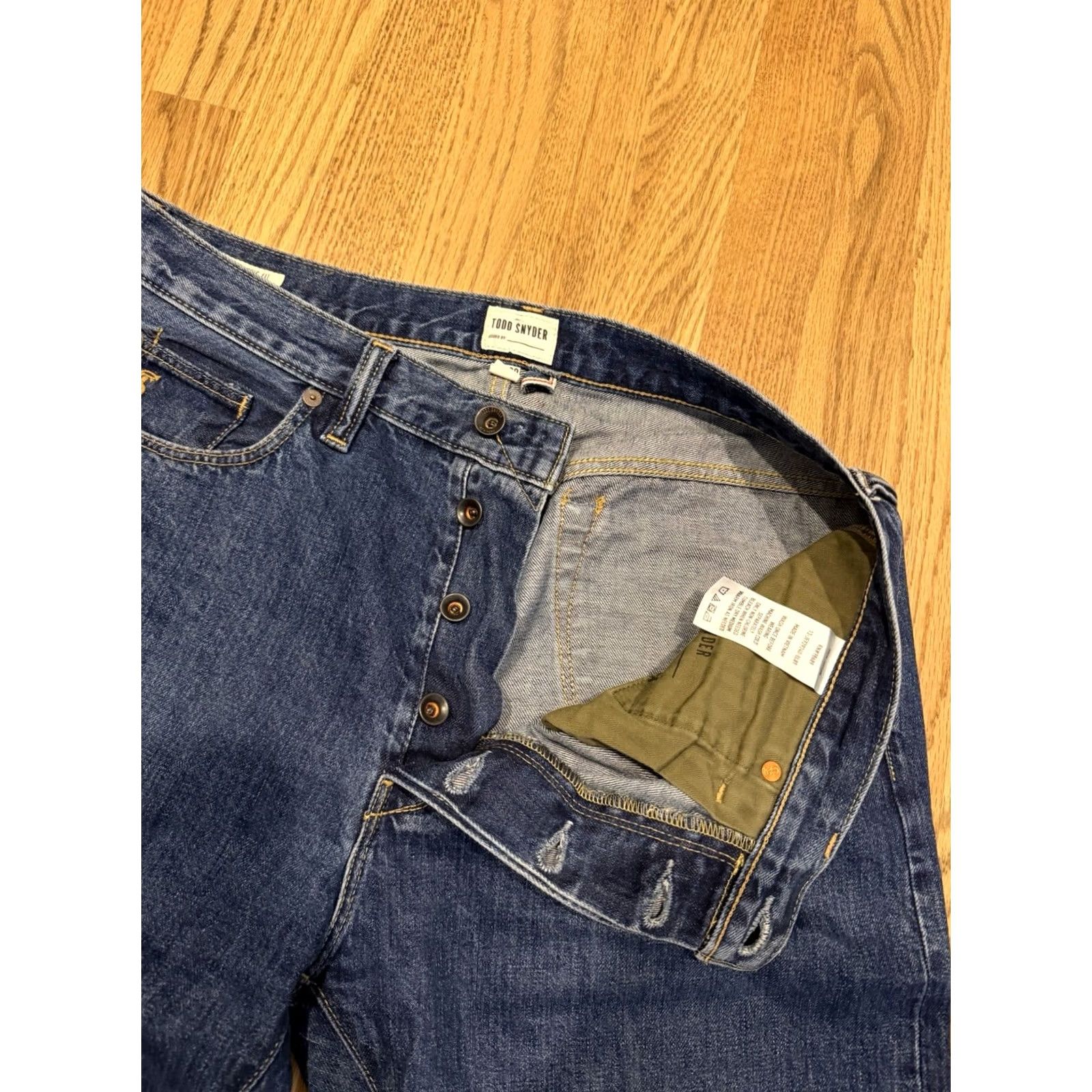 Todd Snyder Todd Snyder Jeans Regular 32x29 Denim 12.5oz Selvedge Blue Button Pocket 5-Pocket USA Retro Classic Vintage: No Mens Size US 32 / EU 48 - 7 Thumbnail