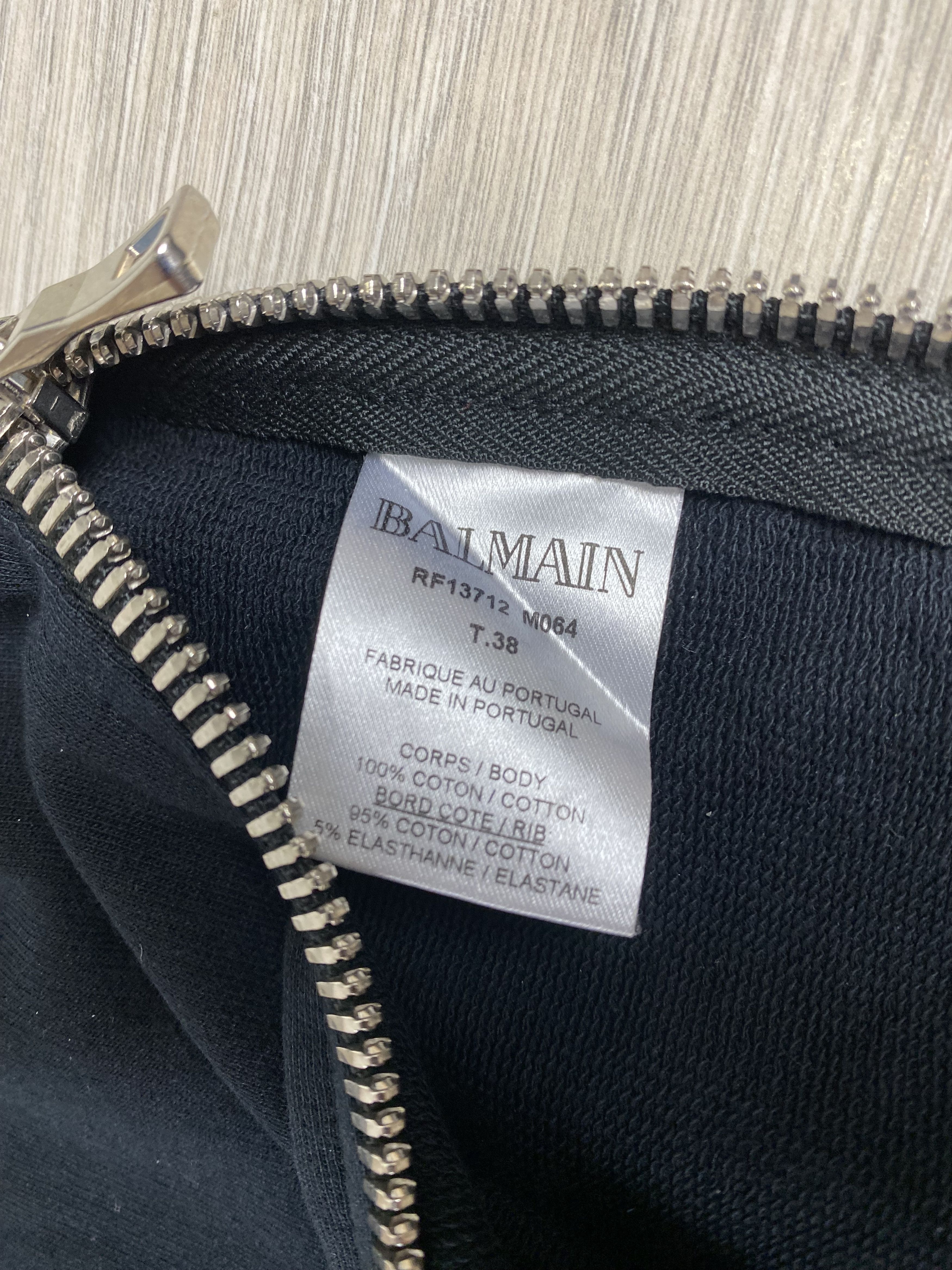 Balmain Balmain Oversized Big Logo Hoodie Size XS / US 0-2 / IT 36-38 - 7 Thumbnail