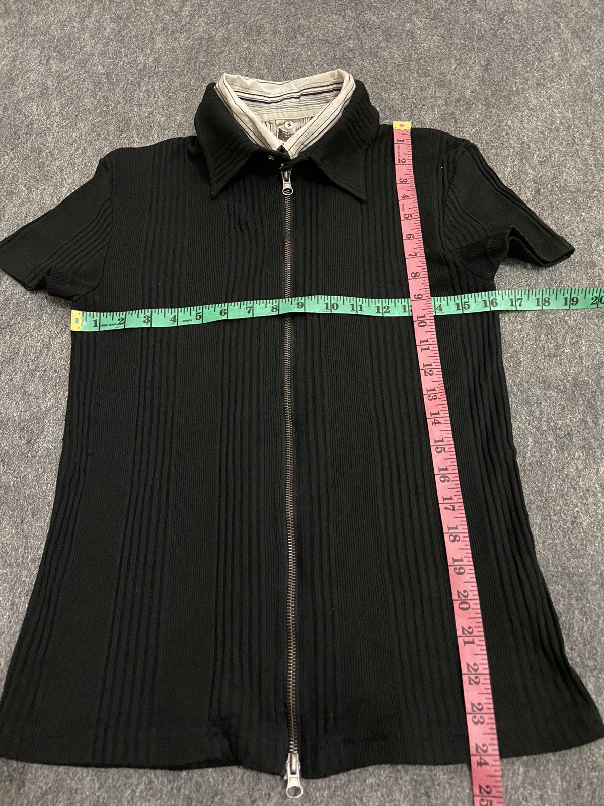 Le Grande Bleu (L.G.B.) agate t-shirt knite waffle shirt ghotic doubel layer Size S / US 4 / IT 40 - 8 Thumbnail