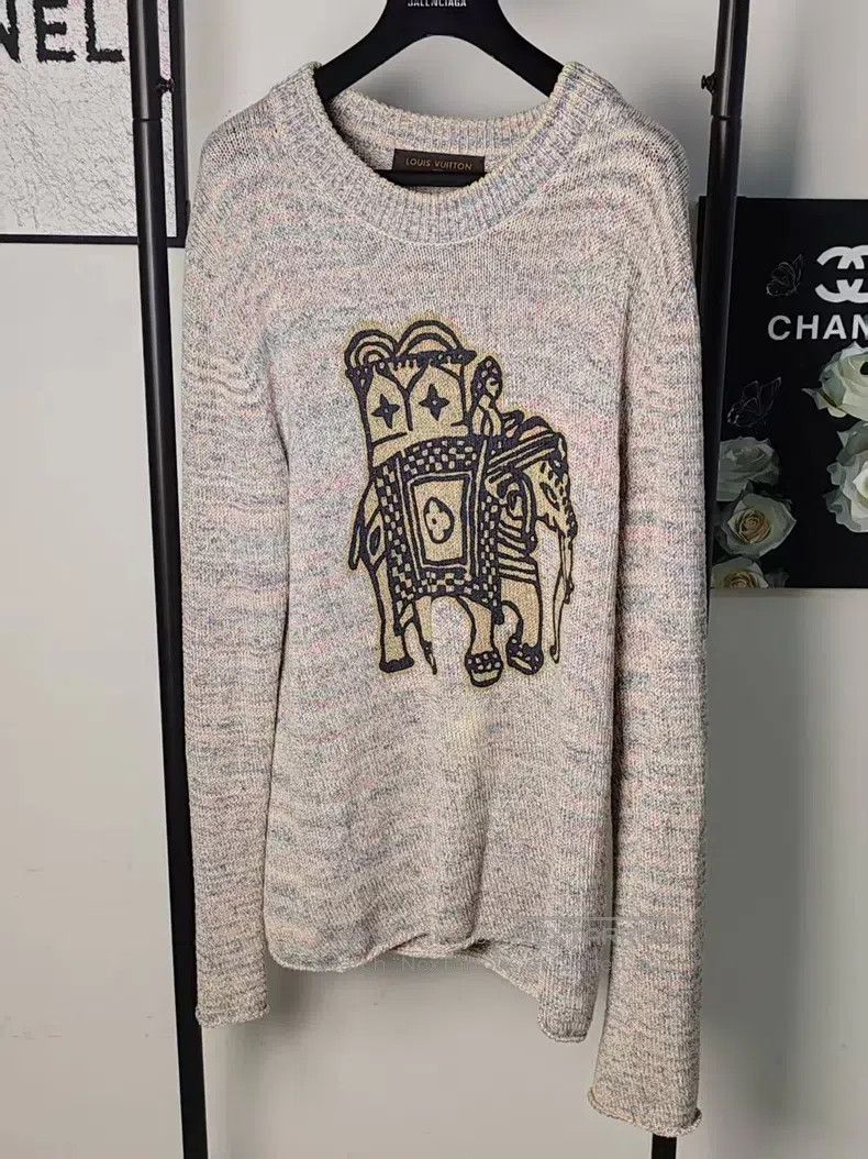 Louis Vuitton Louis Vuitton Knitted sweater Size US XL / EU 56 / 4 - 1 Thumbnail