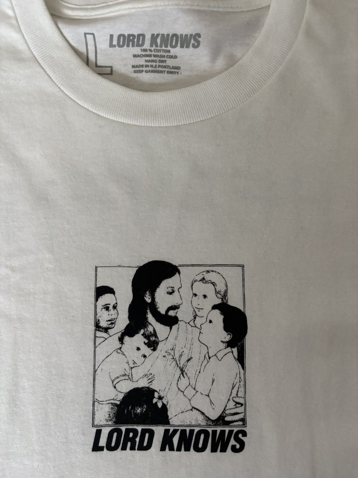 Lxrdknows Lxrd Knows White Heaven Is A Lie Shirt Size US L / EU 52-54 / 3 - 2 Thumbnail