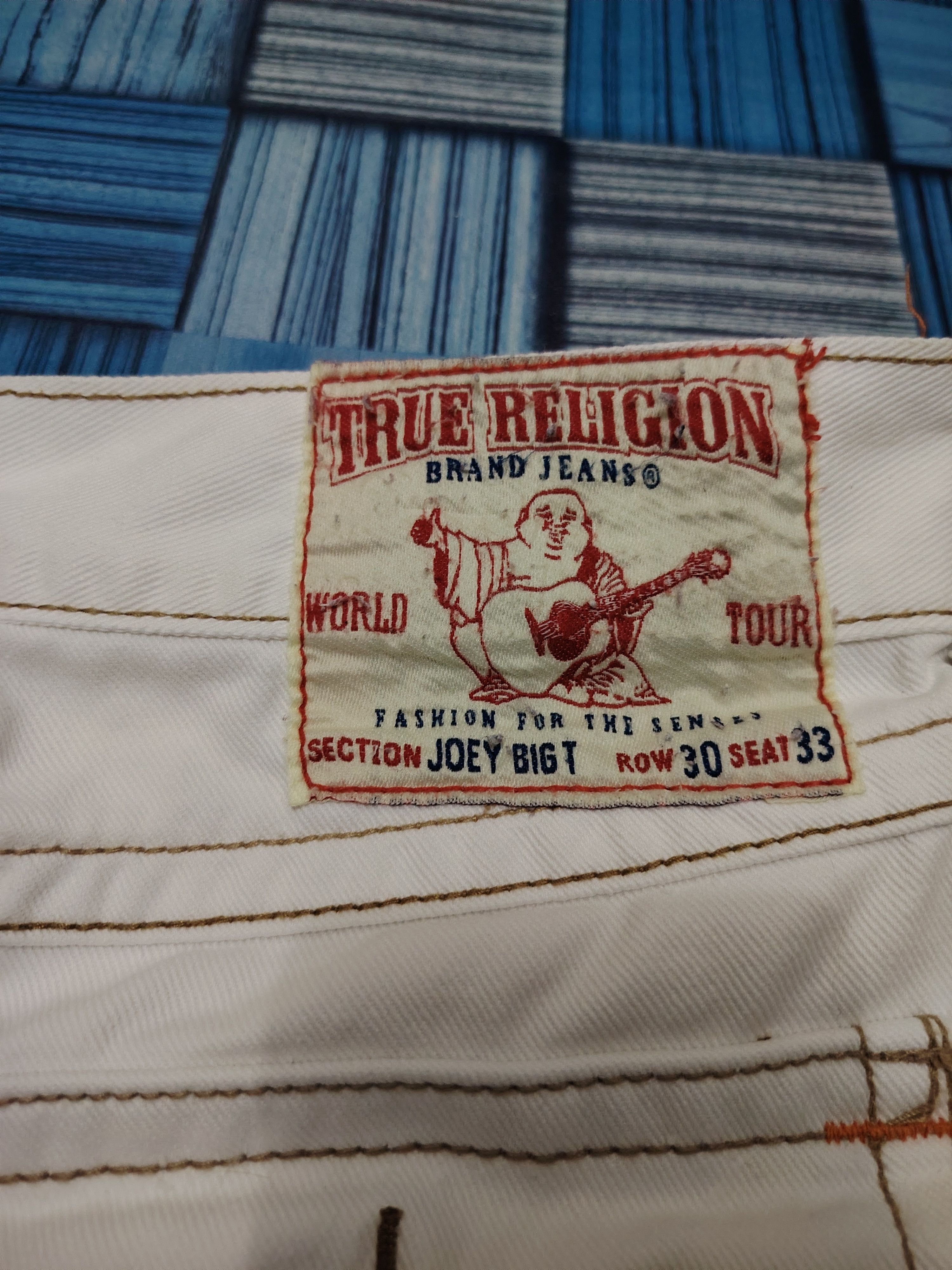 True Religion × Vintage 💥Insane💥 Damage True Religion Jeans Size US 29 - 16 Thumbnail