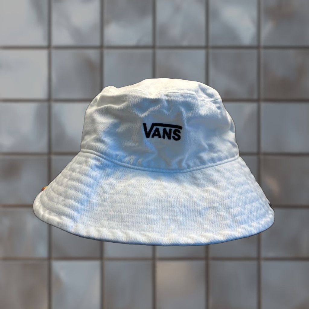 Vans VANS Bucket Hat Mens Small White Rainbow Beach Skate Golf Hip Hop Streetwear Size ONE SIZE - 1 Thumbnail