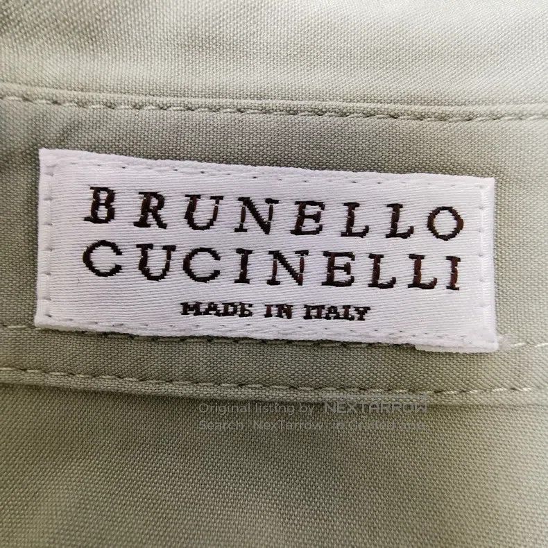 Brunello Cucinelli Brunello Cucinelli Cotton collar-turned shirt Size XS / US 0-2 / IT 36-38 - 4 Thumbnail