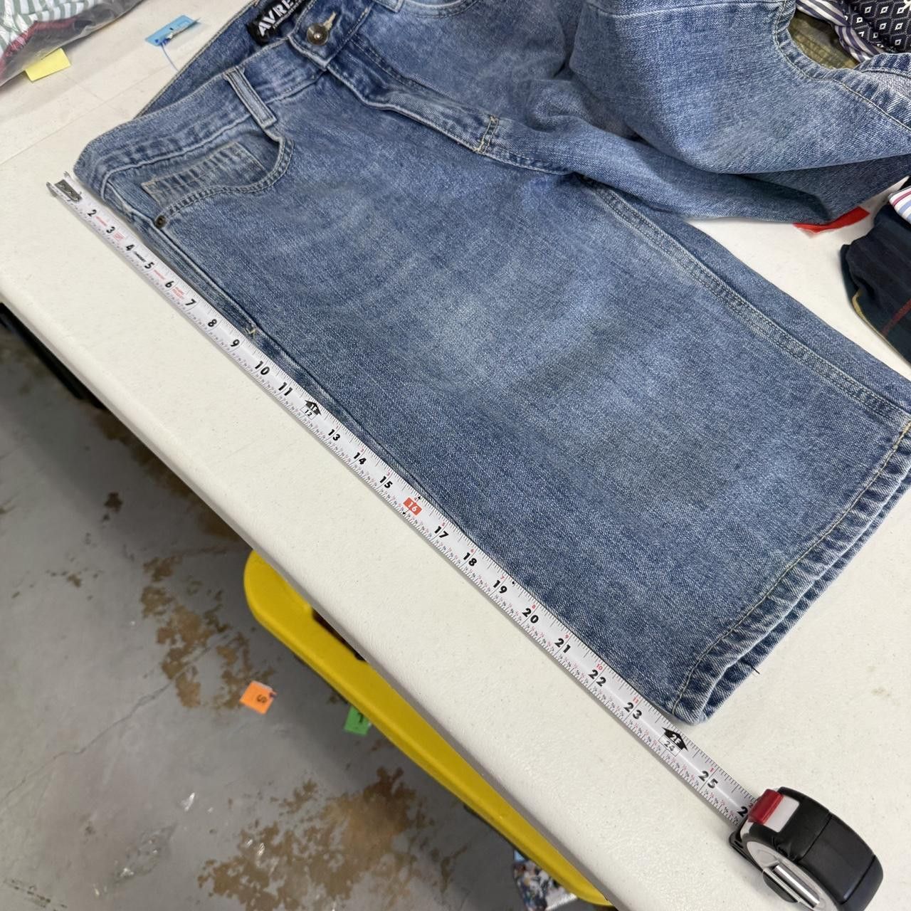 Avirex Avirex Vintage Baggy Crazy Jorts Embroidered Jean Shorts 34 Size US 34 / EU 50 - 5 Thumbnail