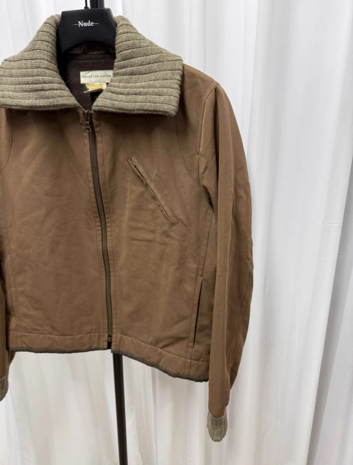 Dries Van Noten DVN Collared Bomber with Riri Zip Size US L / EU 52-54 / 3 - 4 Thumbnail
