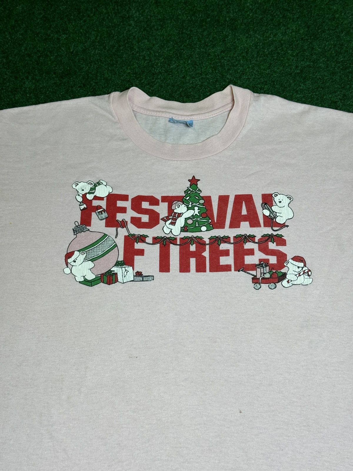 Vintage Vtg 90s Festival Of Trees Christmas Tree Festival T Shirt Size XL / US 12-14 / IT 48-50 - 2 Thumbnail