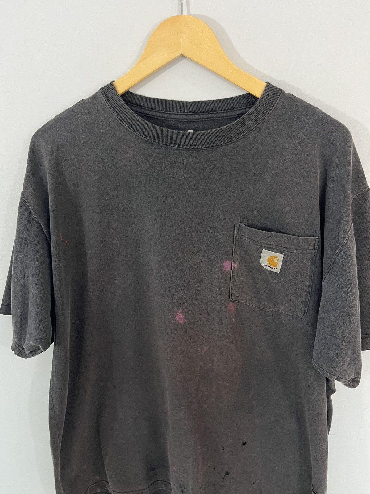 Carhartt Carhartt Sun Faded Thrashed Blank Pocket Tee Size US M / EU 48-50 / 2 - 2 Thumbnail