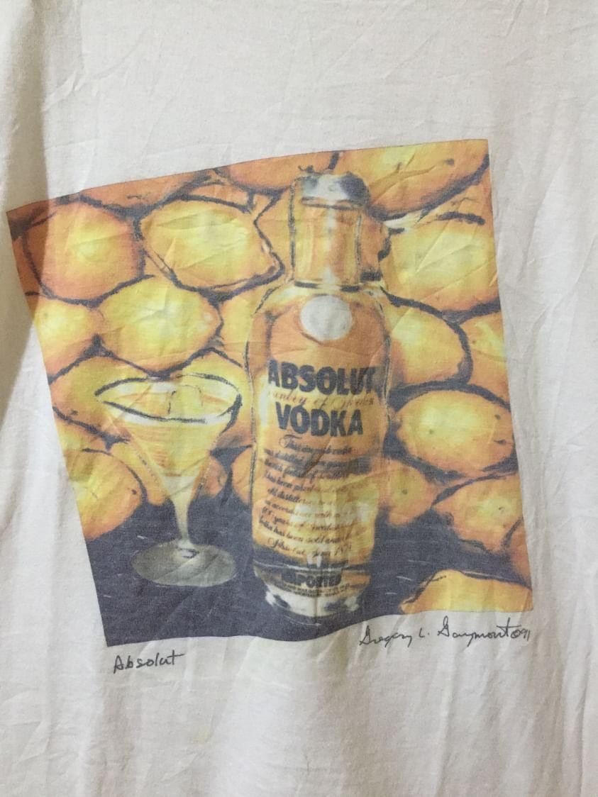 Vintage Vintage 1991 Absolut Vodka Size US M / EU 48-50 / 2 - 4 Thumbnail