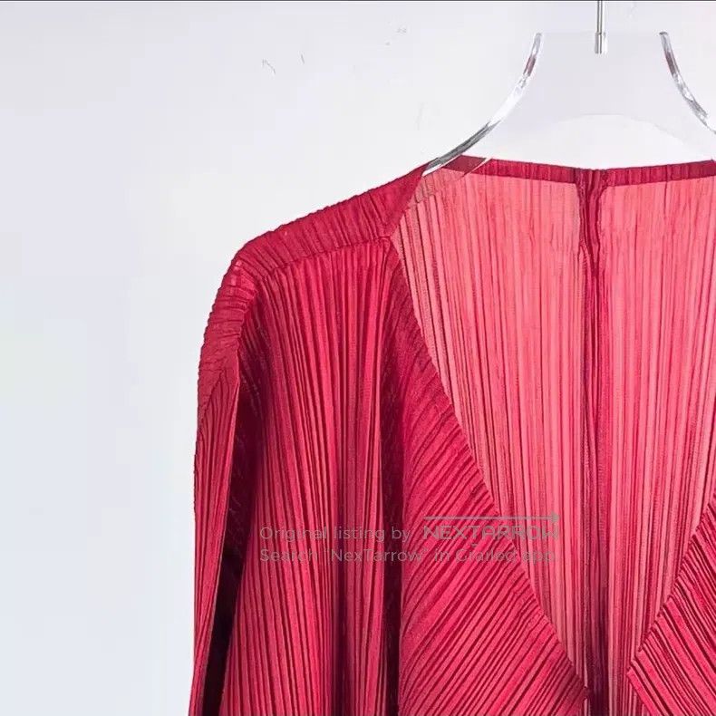 Issey Miyake Issey Miyake Long Ruched Cardigan Size S / US 4 / IT 40 - 3 Thumbnail