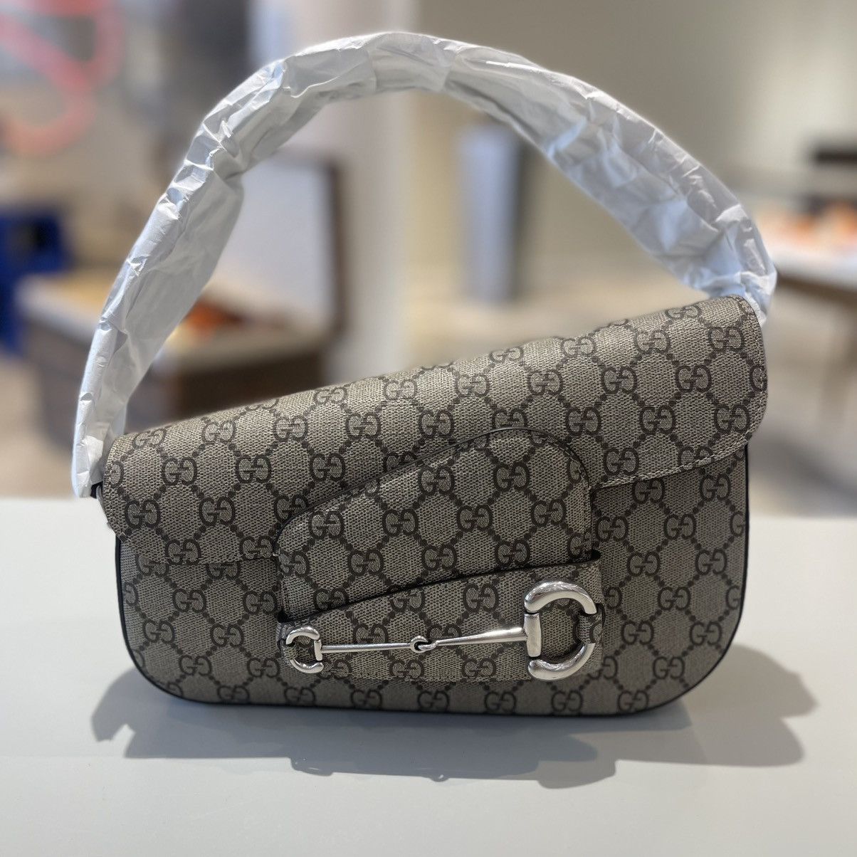 Gucci Gucci Mini Horsebit 1955 Shoulder Bag Size ONE SIZE - 8 Thumbnail