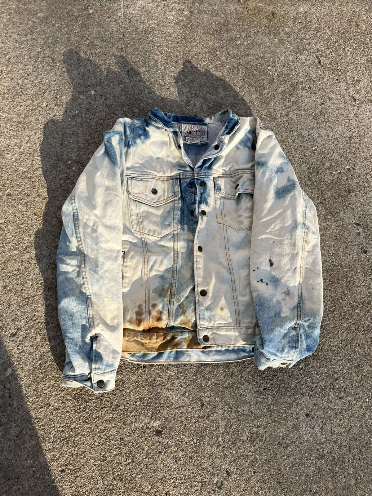 Quiksilver 80s Saugatuck x Quicksilver Bootleg Surf Jean Jacket Vintage Size US M / EU 48-50 / 2 - 1 Thumbnail