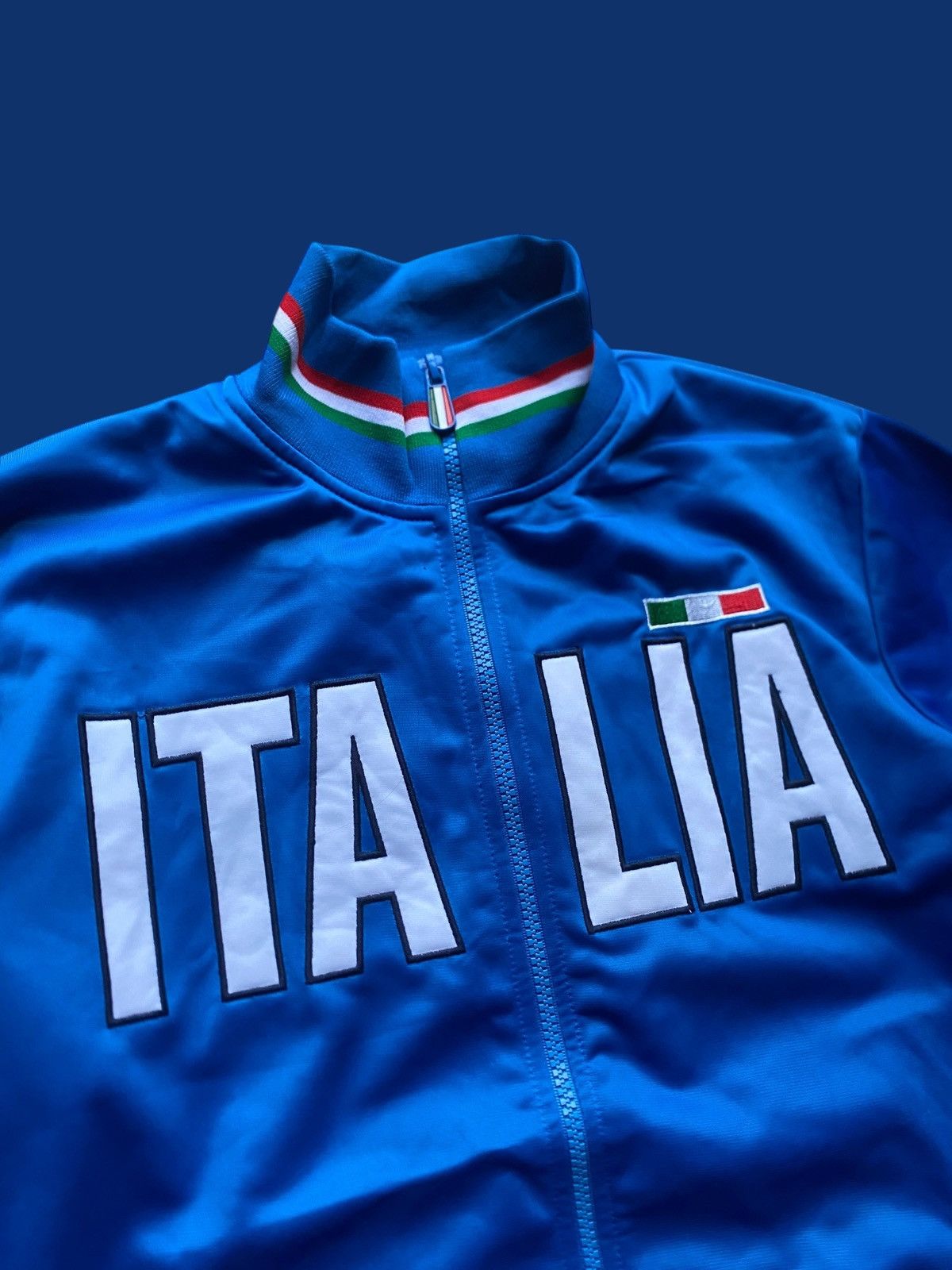 Designer Bluza zapinana italy vintage streetwear Size US L / EU 52-54 / 3 - 2 Thumbnail