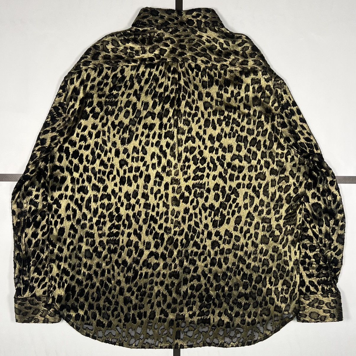Saint Laurent Paris |[ FW19 Runway Saint Laurent Burnout Leopard Silk Shirt ]| Size US L / EU 52-54 / 3 - 9 Thumbnail