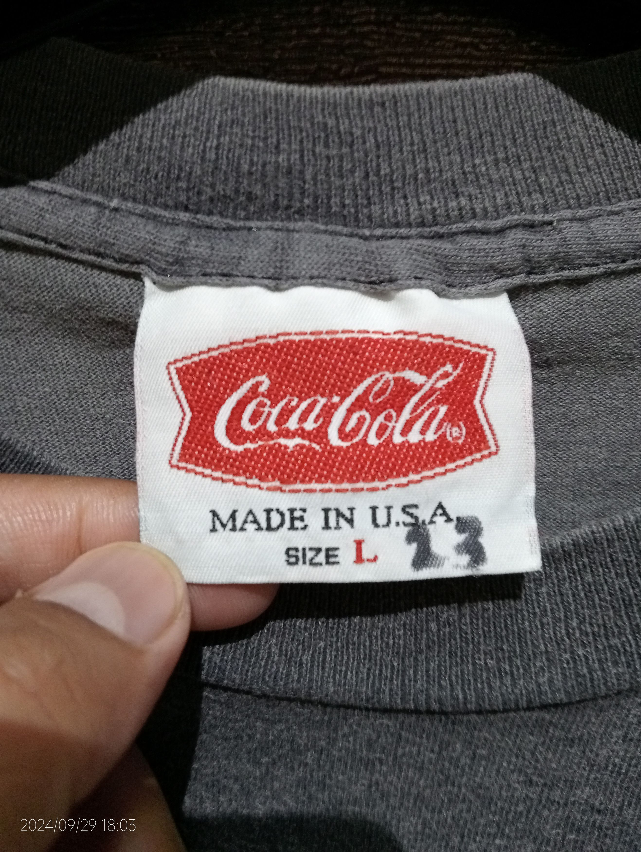 Coca Cola Vintage '90s Single Stitch Coca-Cola Atlanta, GA Tee USA Size US L / EU 52-54 / 3 - 3 Thumbnail