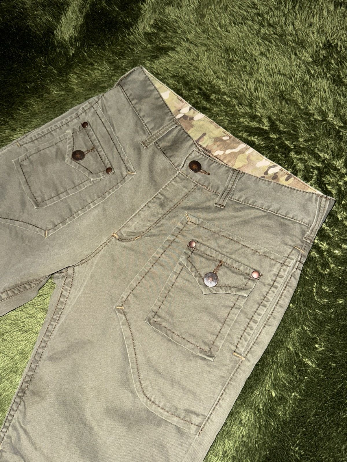 Wrangler [M] wrangler japan military cotton chino pants olive Size US 32 / EU 48 - 2 Thumbnail