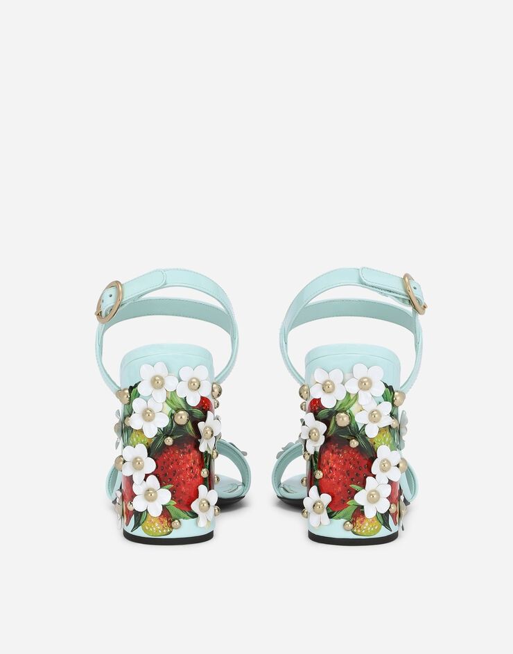 Dolce & Gabbana o1y0925 Square Heel Sandals in Multicolor Size US 7.5 / IT 37.5 - 3 Thumbnail