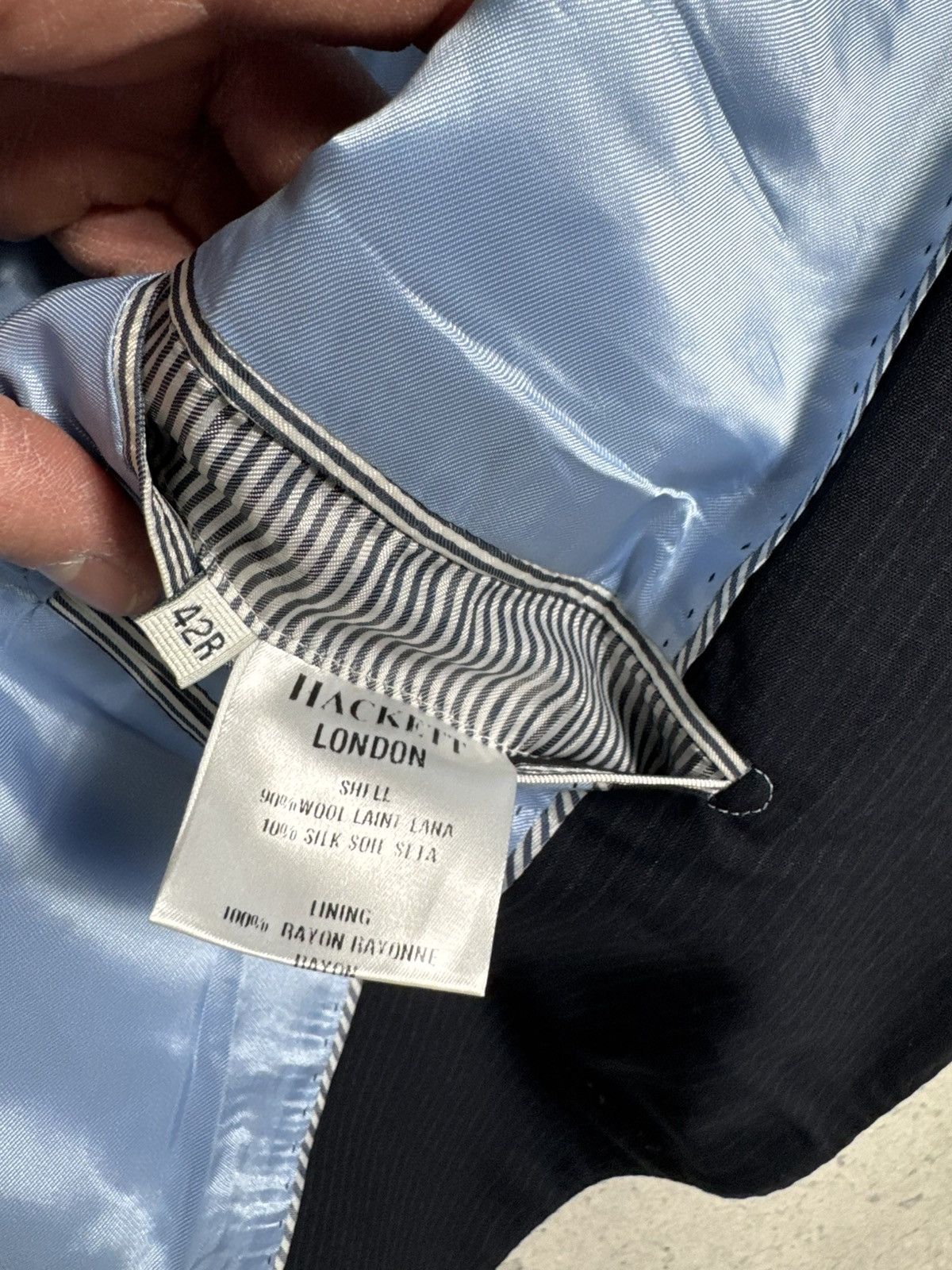Hackett × Loro Piana Hackett x Loro Piana New Wool/Silk Blazer Size 42R Size 42R - 15 Thumbnail