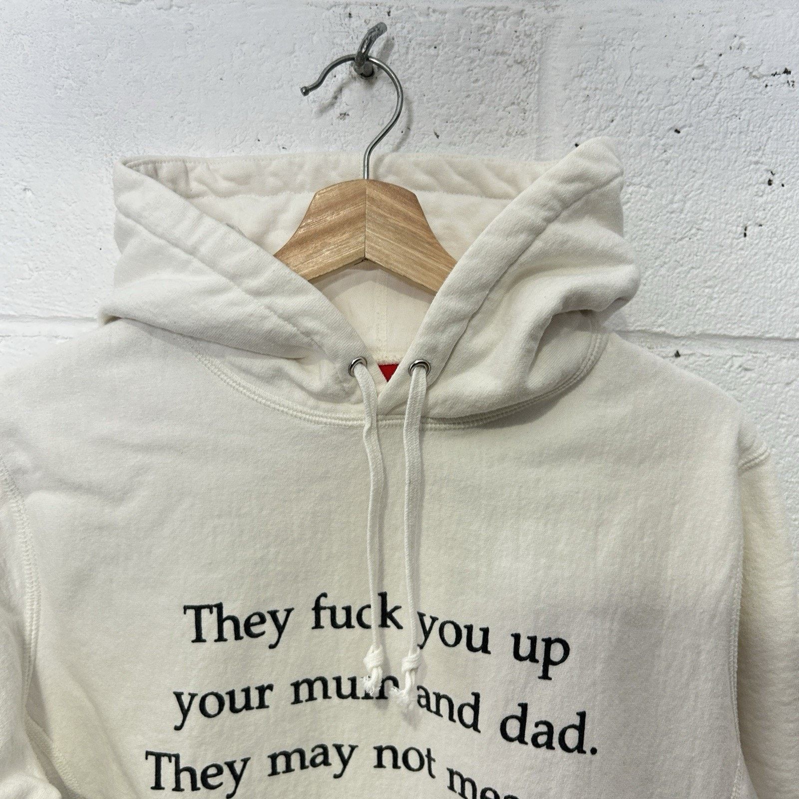 Supreme Supreme “They F*ck You Up” Poem Hooded Sweatshirt FW16 Size US M / EU 48-50 / 2 - 5 Thumbnail