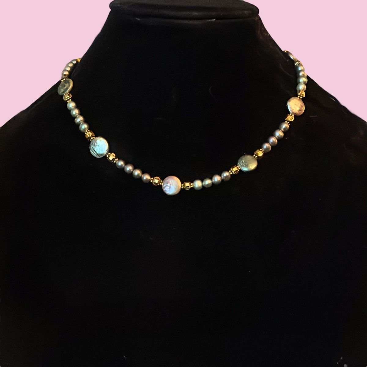 Other Gray baroque pearl necklace Size ONE SIZE - 1 Thumbnail