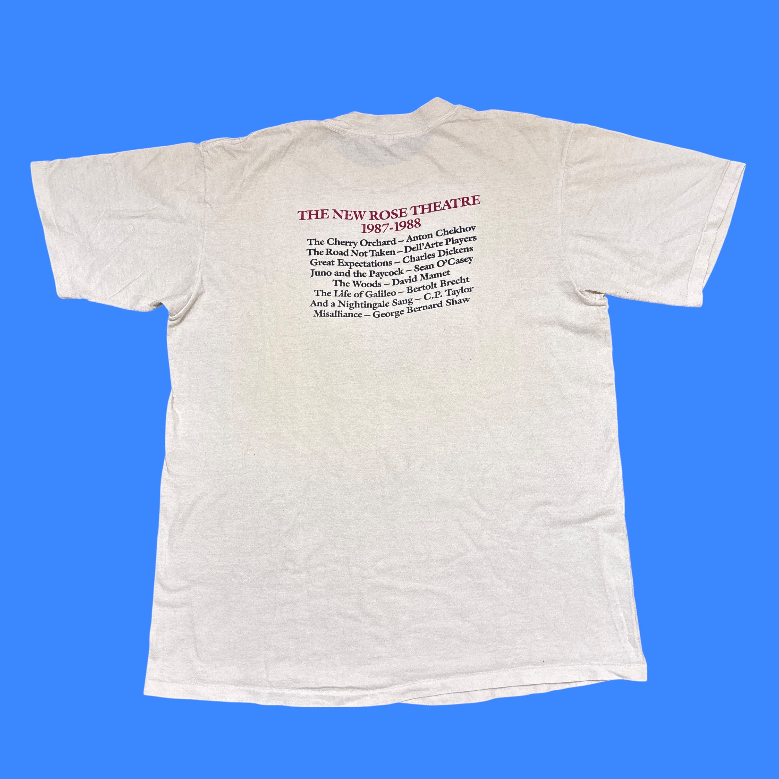 Vintage Vintage 80s T Shirt Single Stitch Bertolt Brecht Art Theatre Size US L / EU 52-54 / 3 - 2 Thumbnail