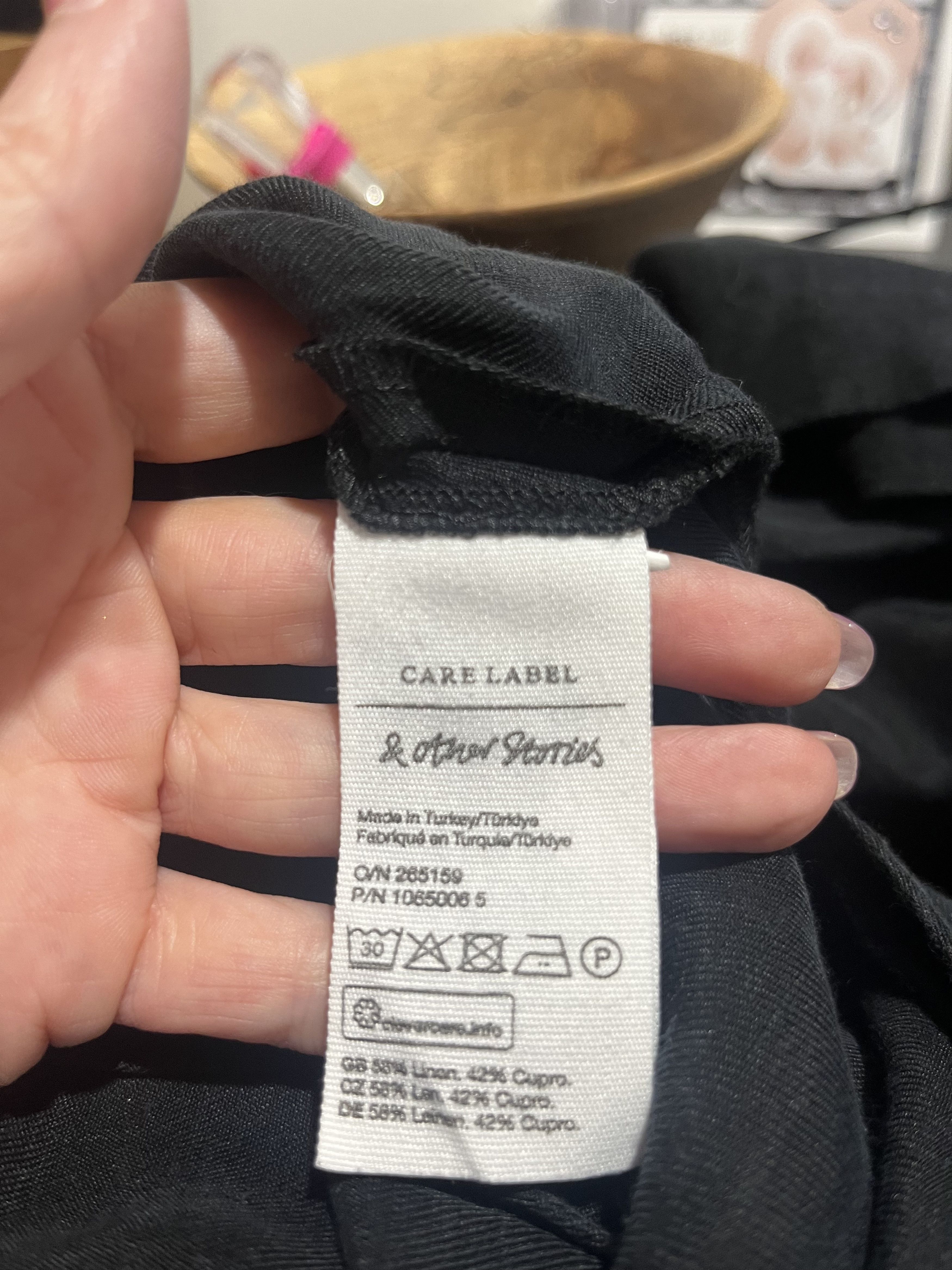& Other Stories & Other Stories Black Linen Cupro Blend Maxi Dress Size 2 Size XS / US 0-2 / IT 36-38 - 9 Thumbnail