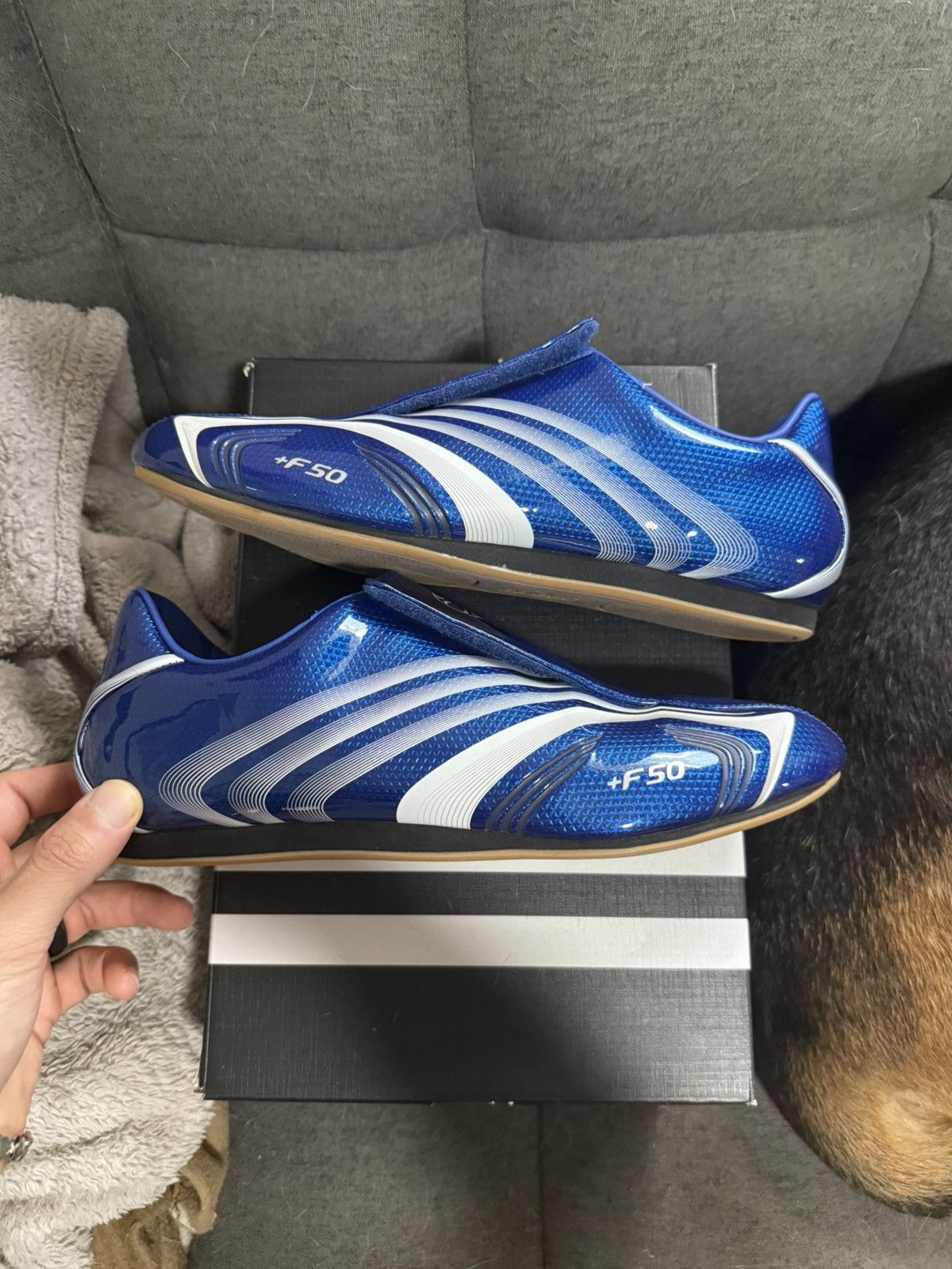 Adidas Adidas F50 taekwondo blue Size US 10 / EU 43 - 2 Thumbnail