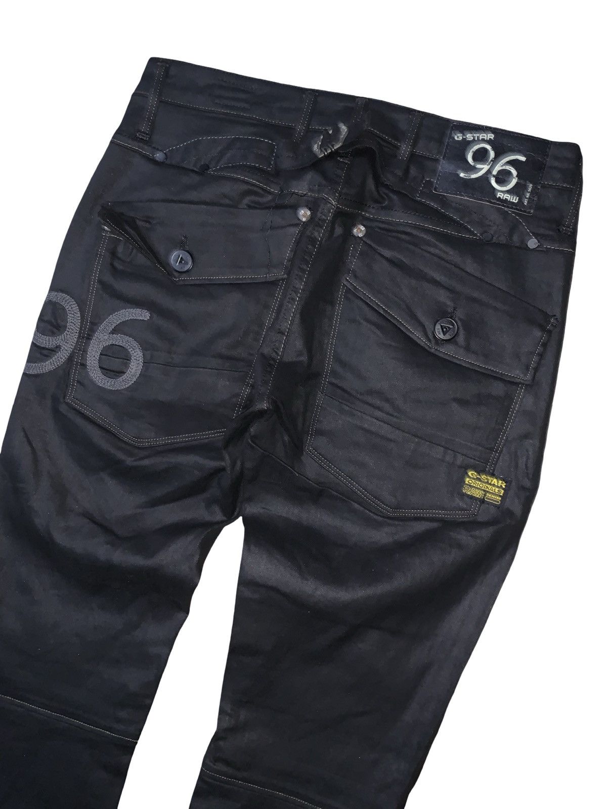G-Star G star Raw Waxed Buckle Back Denim Size 30" / US 8 / IT 44 - 6 Thumbnail