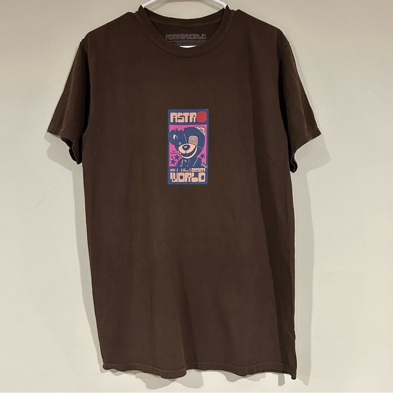 Travis Scott Travis Scott Astroworld Scare Bear Shirt Size US M / EU 48-50 / 2 - 1 Thumbnail