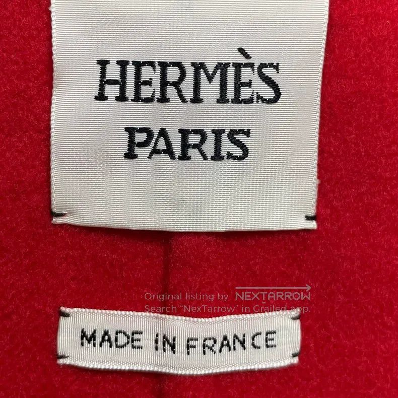 Hermes Hermes Red Zipper Short Cashmere Top Size XXS / US 00 / IT 34 - 5 Thumbnail