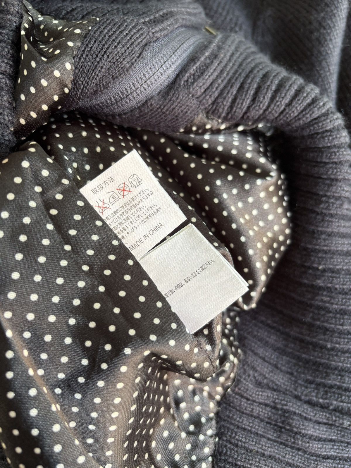Y2K Semantic Design Knitwear ziphoodie