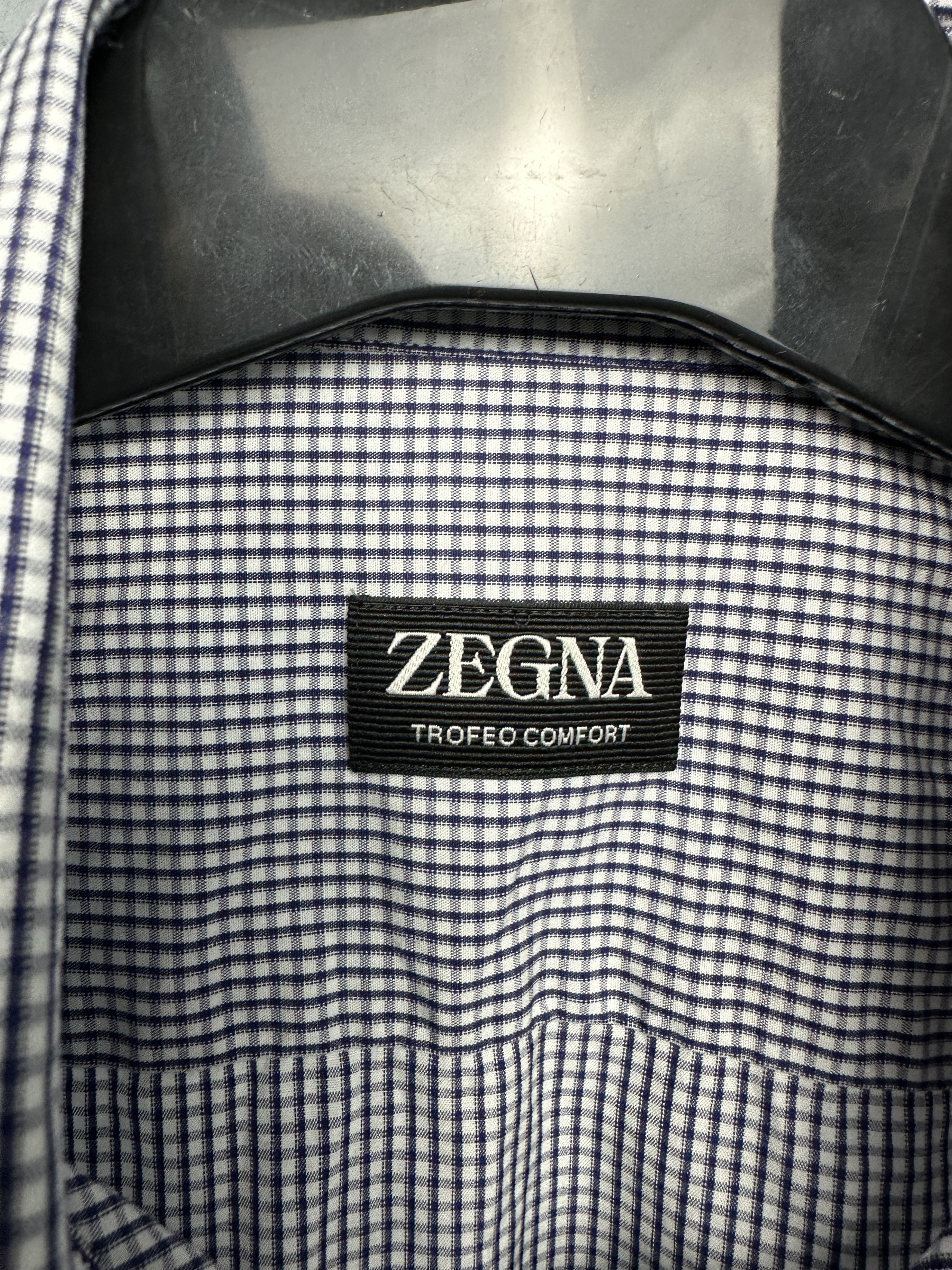 Ermenegildo Zegna Zegna Trofeo Comfort Mens Long Sleeve Shirt Size US M / EU 48-50 / 2 - 3 Thumbnail