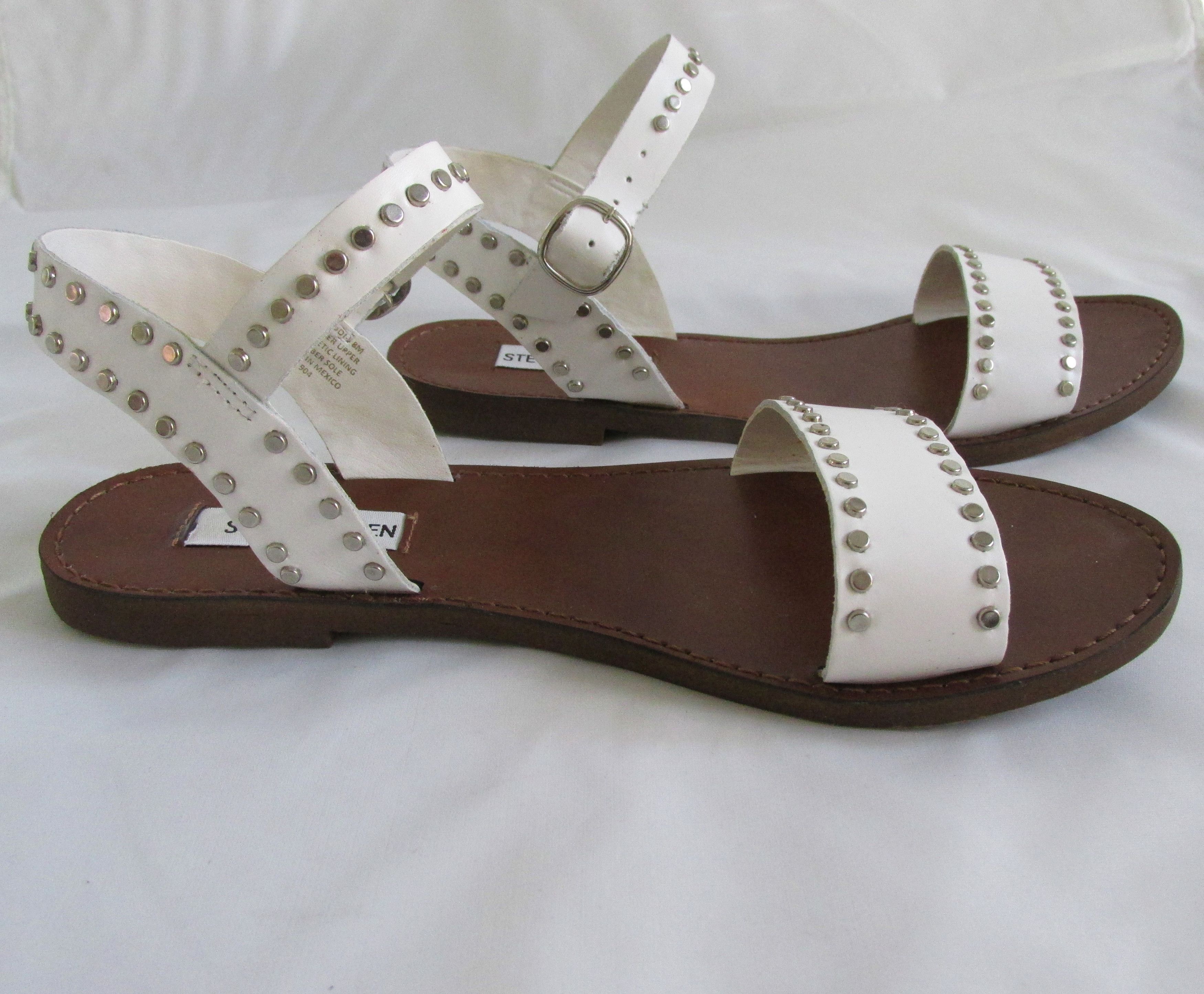 Steve Madden Steve Madden "Donddi" Women's Leather Sandals Size 8 M Size US 8 / IT 38 - 4 Thumbnail