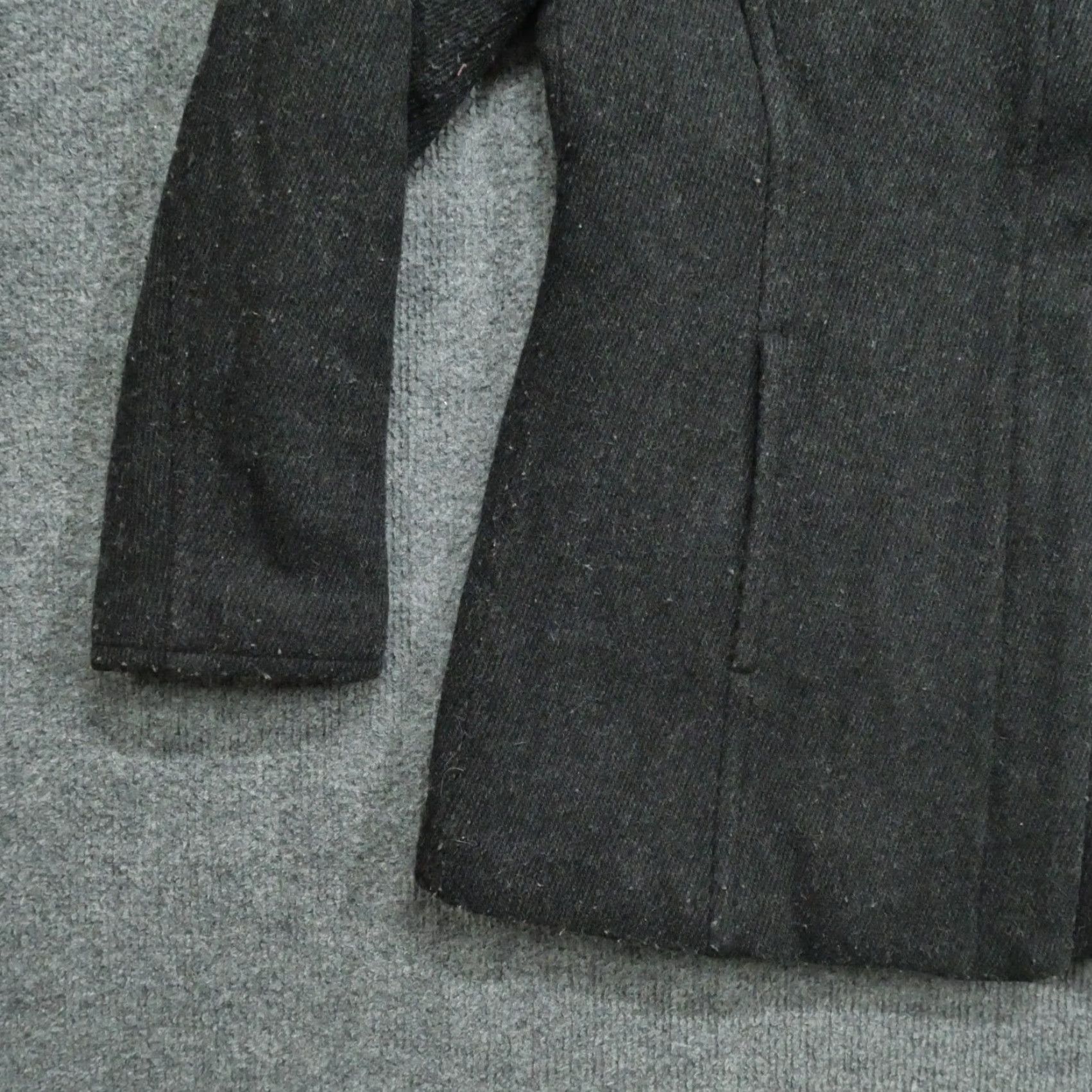 Gap VINTAGE Gap Jacket Womens S Grey Wool Blend Hooded Full Zip Y2K Jacket Size S / US 4 / IT 40 - 2 Thumbnail