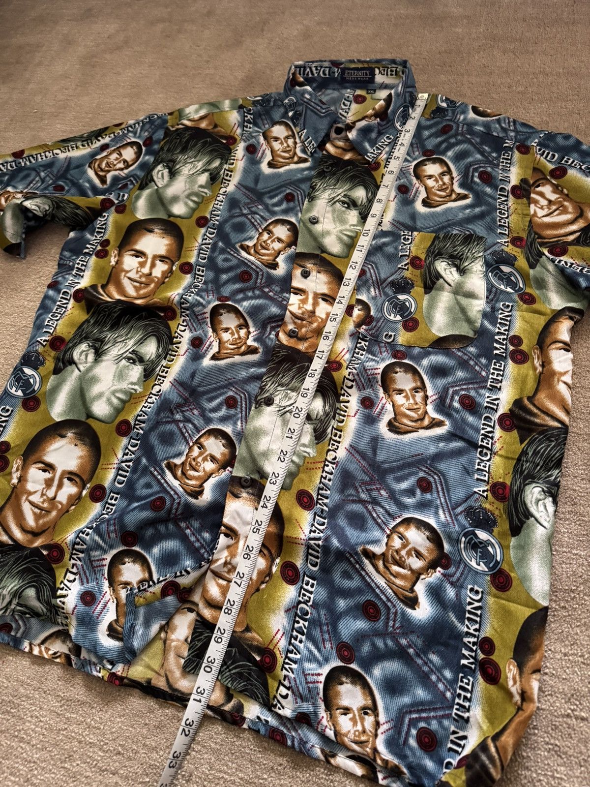 Vintage Vintage David Beckham Shirt Size US L / EU 52-54 / 3 - 5 Thumbnail