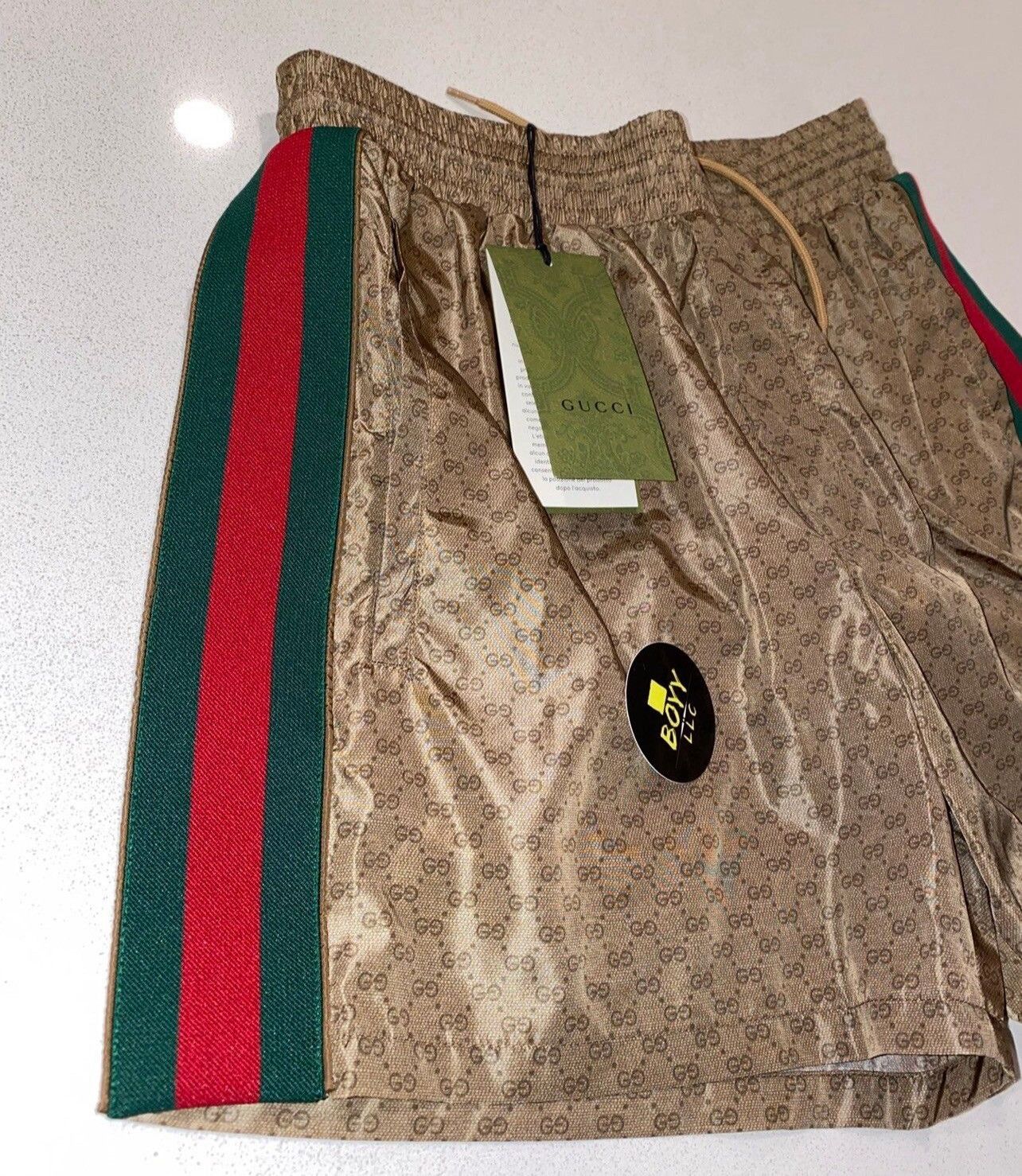 Gucci Gucci web swim shorts 44 Size US 29 - 3 Thumbnail