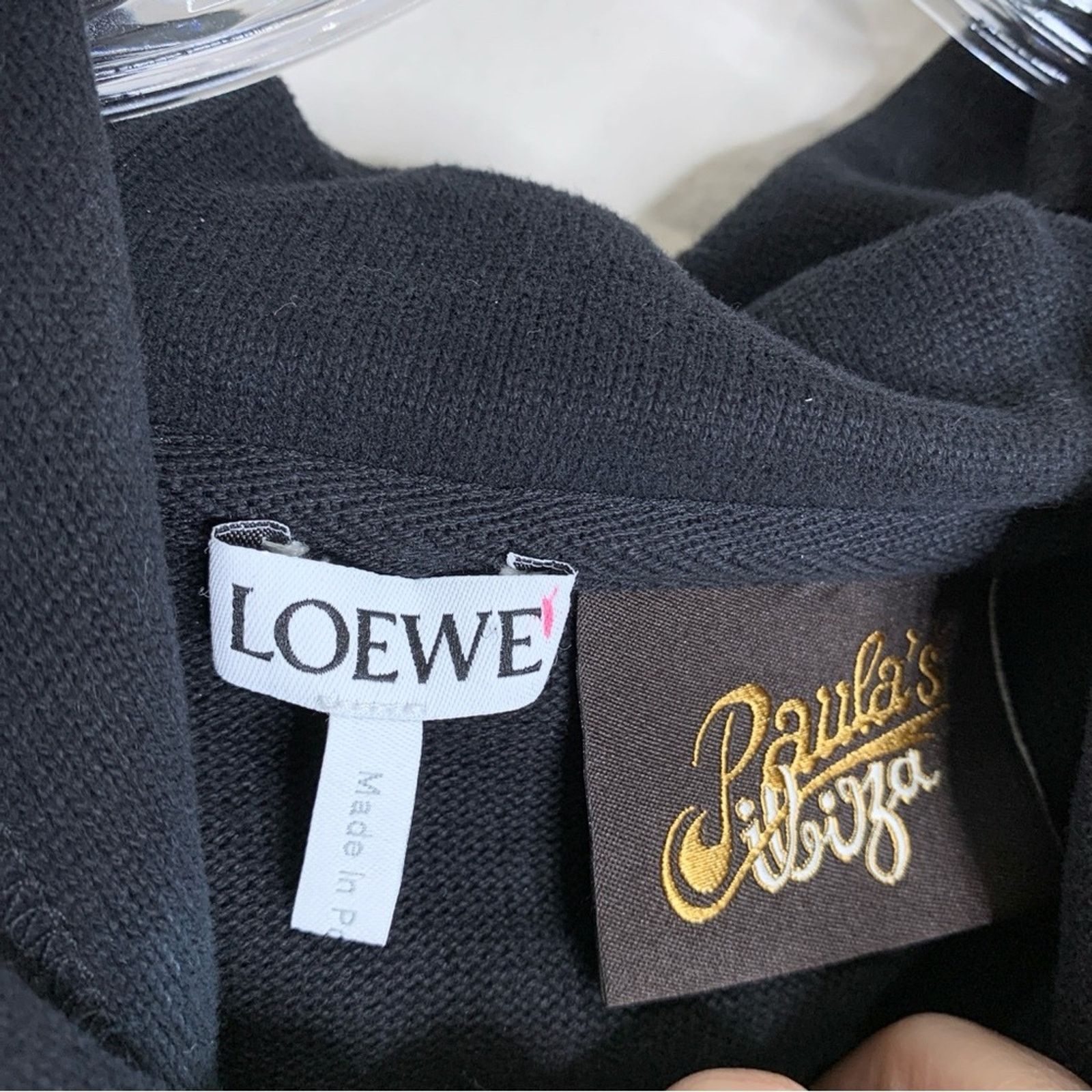 Loewe Loewe x Paula’s Ibiza Palm Print Logo Hoodie Graphic Black Size US XL / EU 56 / 4 - 12 Thumbnail