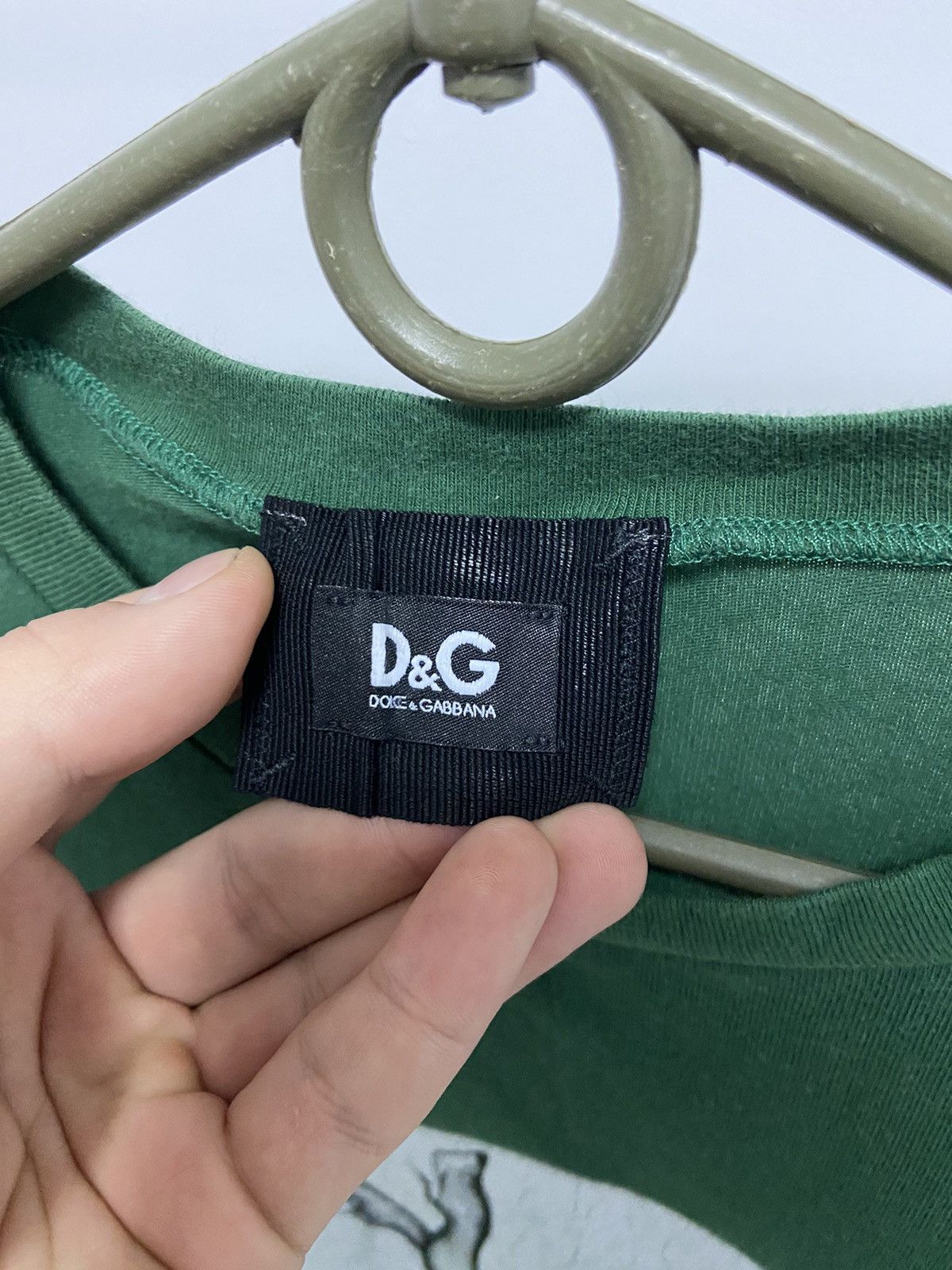Dolce & Gabbana × Vintage Dolce & Gabbana Vintage T Shirt Big Logo Let Them Spy Luxury Size US S / EU 44-46 / 1 - 4 Thumbnail