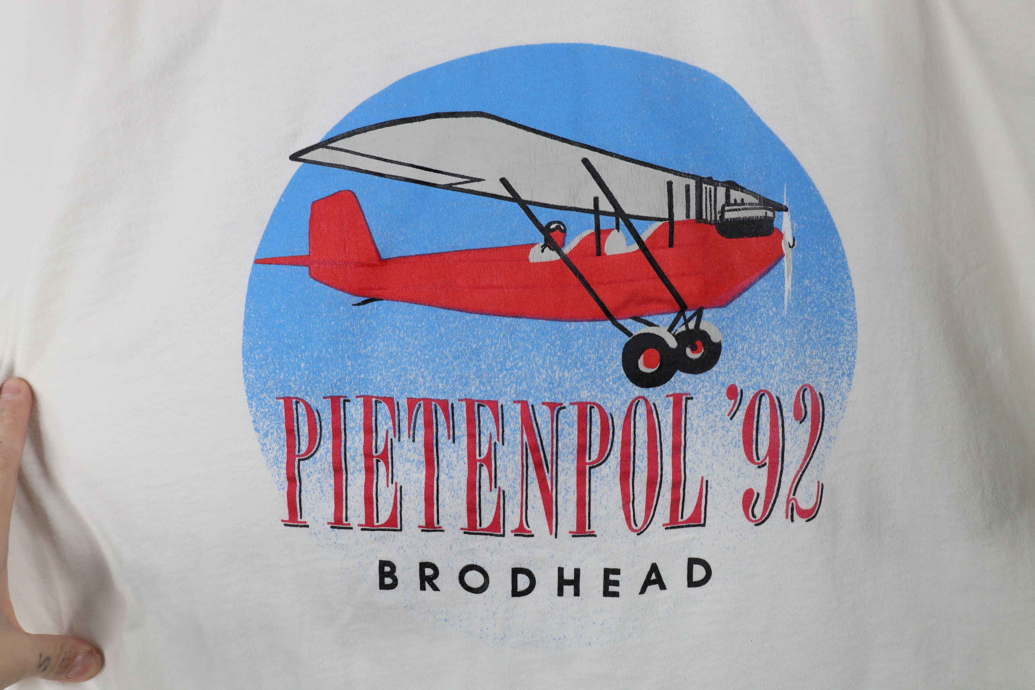 Vintage Vintage 90s Pietenpol Airplanes Short Sleeve T-Shirt USA Size US XL / EU 56 / 4 - 9 Thumbnail