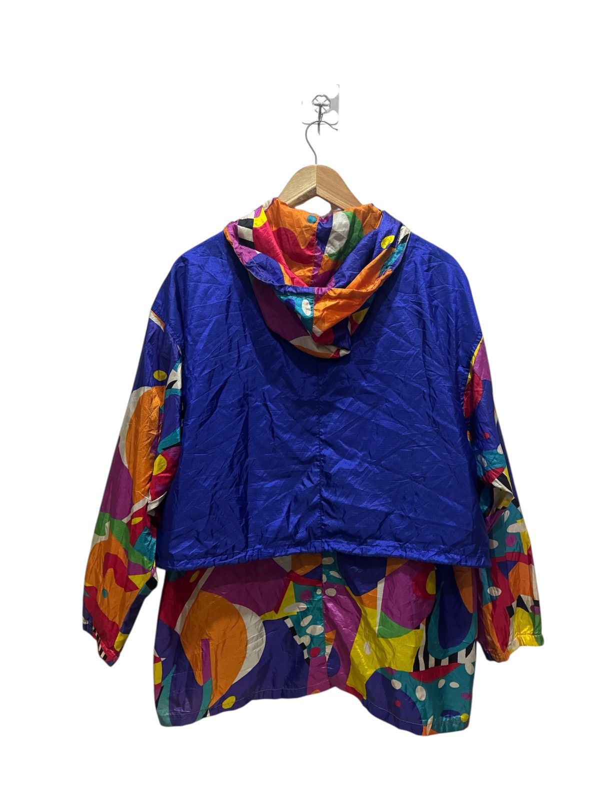 Nike Rare*Vintage 90’s Nike Elite Windbreaker Multi Colour Size US M / EU 48-50 / 2 - 2 Thumbnail