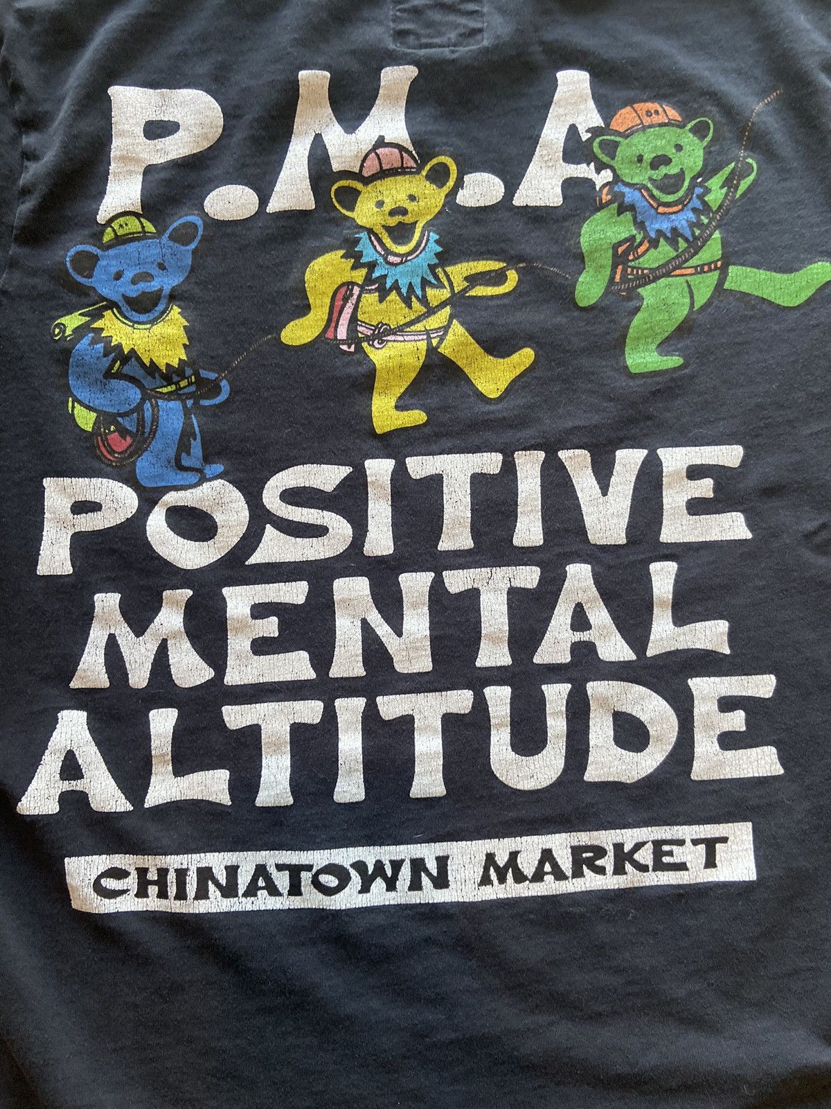 Market Dancing Bears Positive Mental Attitude Tee Chinatown Market Size US L / EU 52-54 / 3 - 5 Thumbnail